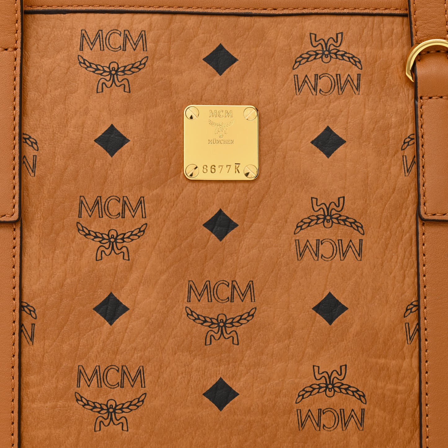 Visetos Toni Shopper Tote Cognac