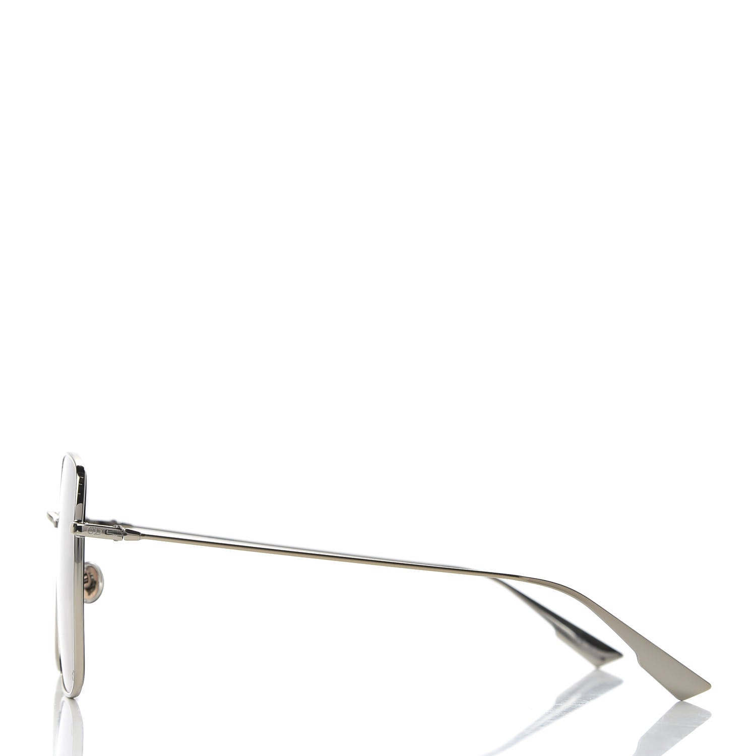 Christian Dior Metal Stellaire 1 Square Sunglasses Brown Silver 3 of 7