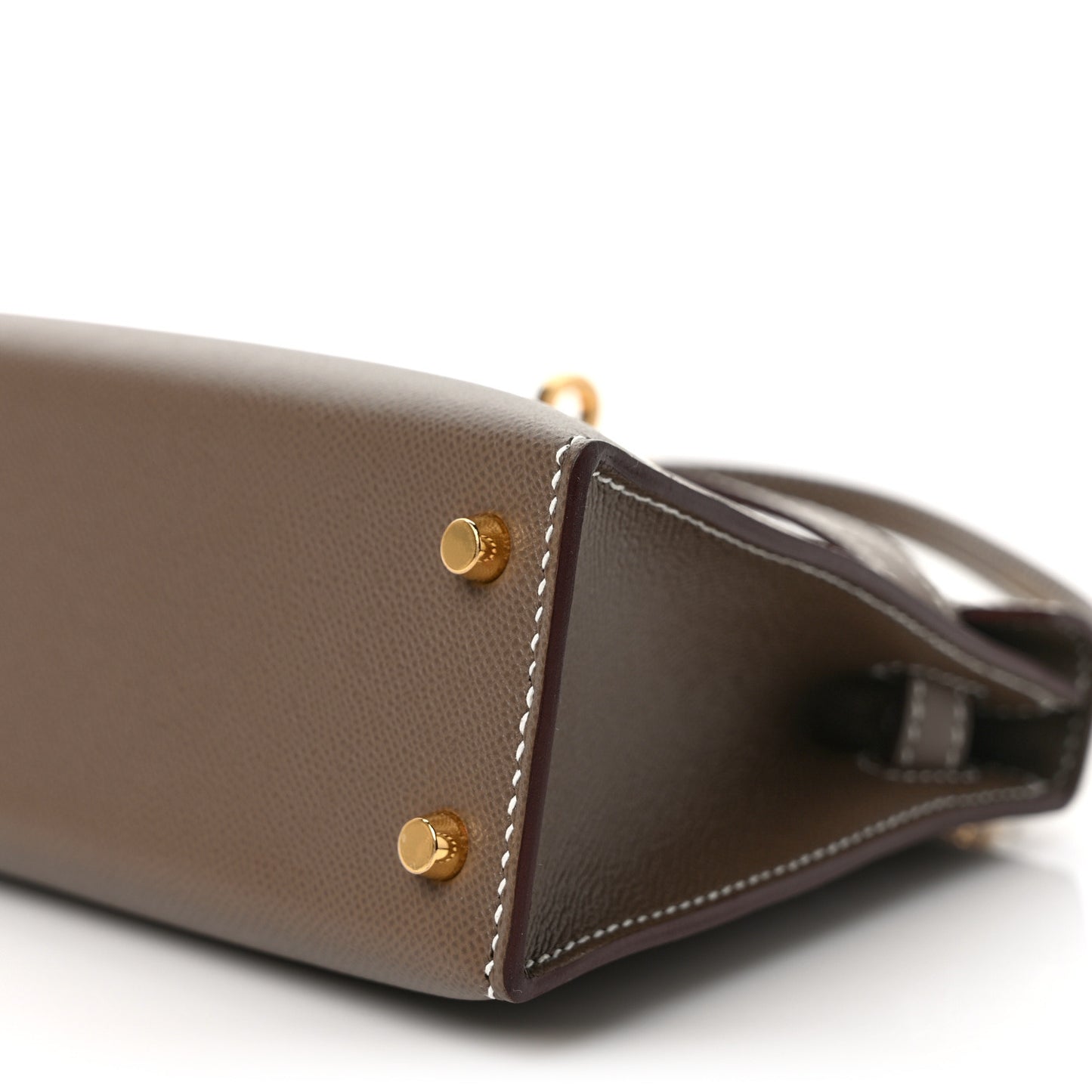 Epsom Mini Kelly Sellier 20 Etoupe
