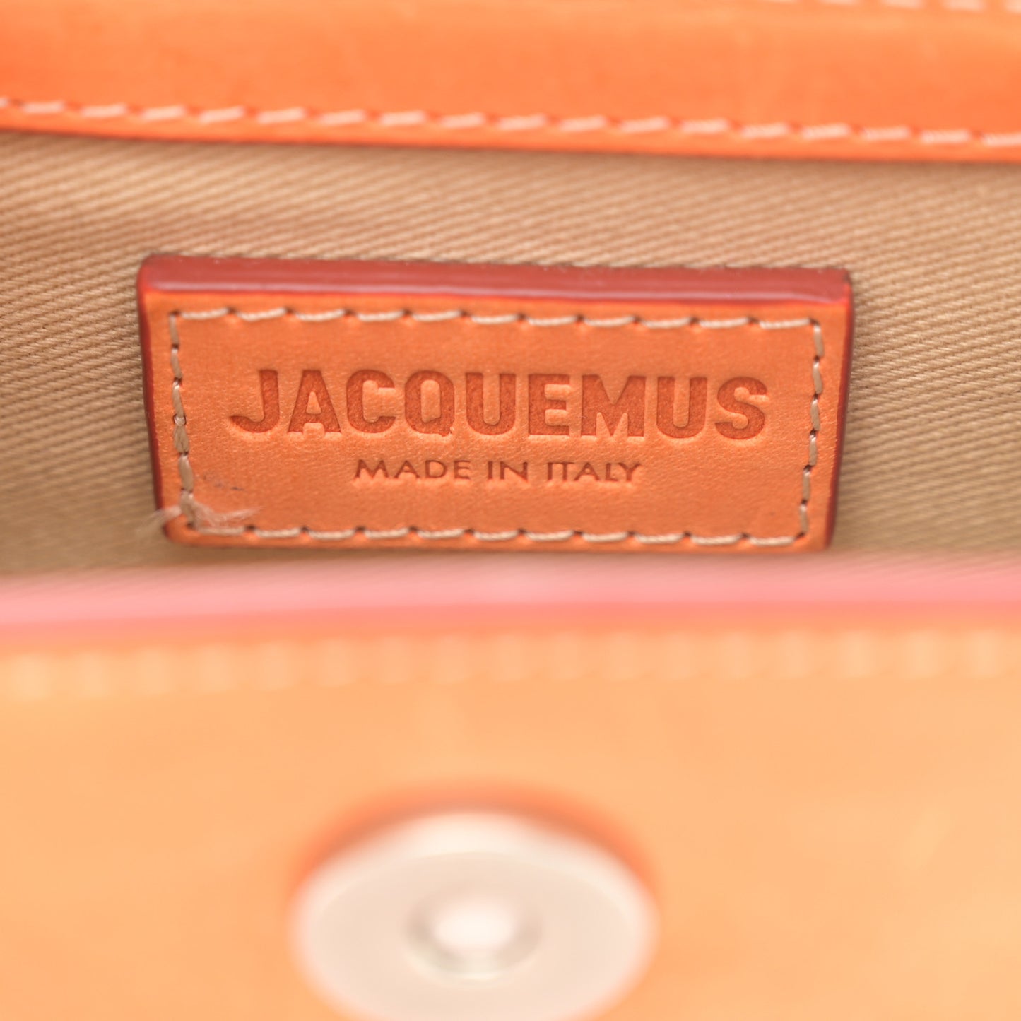 Smooth Calfskin Le Chiquito Homme Orange