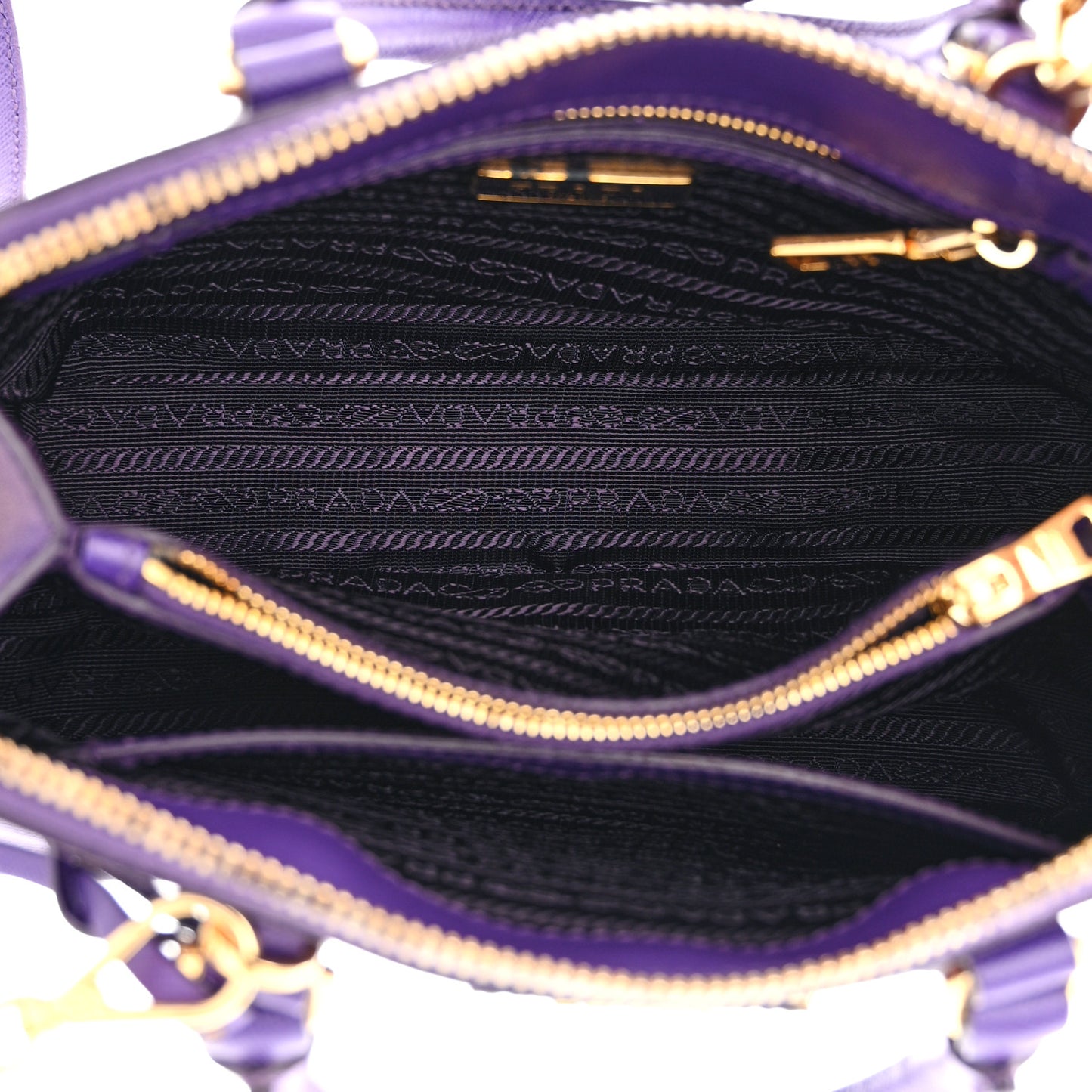 Saffiano Lux Small Promenade Tote Bluette Viola