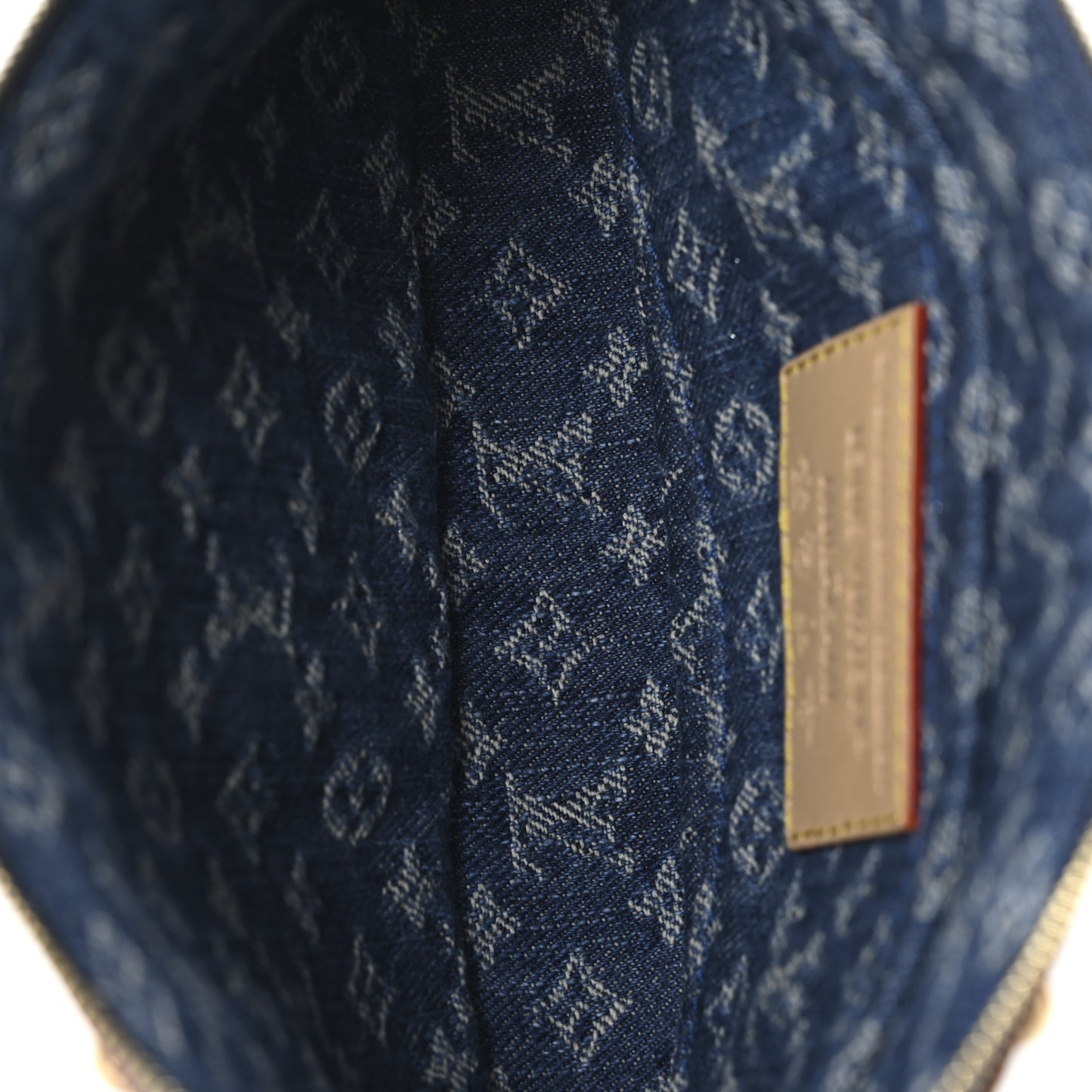 LV X TM Monogram Denim Cerises Pochette Accessories Blue