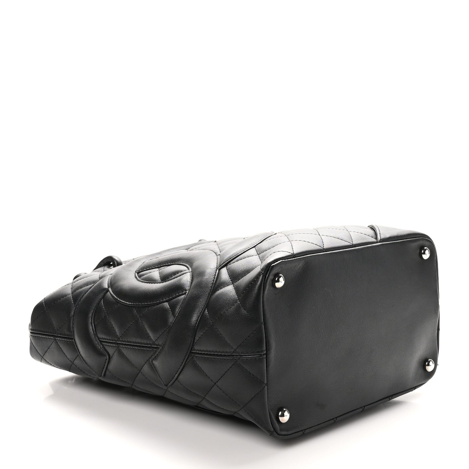 Chanel Calfskin Quilted Medium Cambon Tote Black 4 of 10