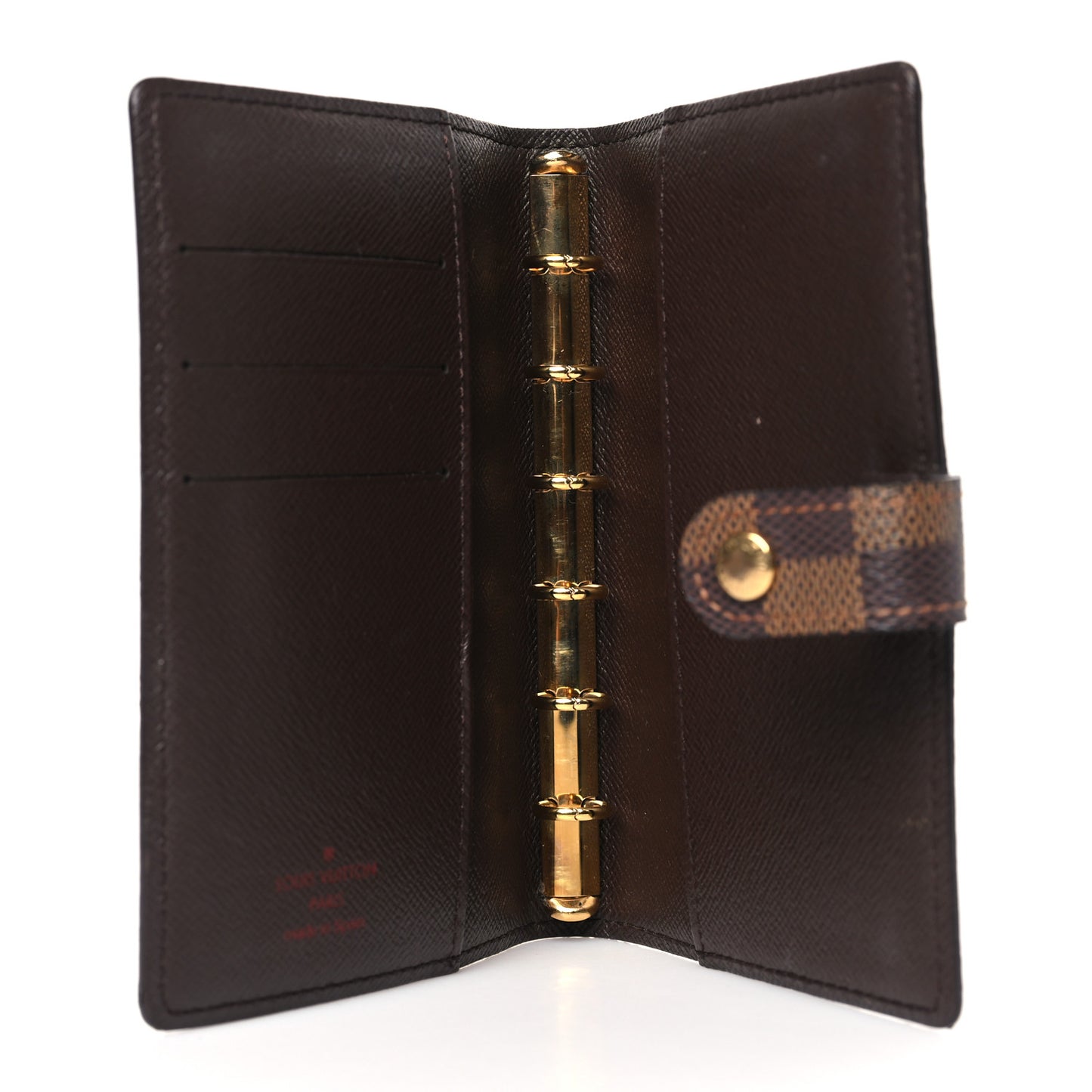 Damier Ebene Small Ring Agenda Cover