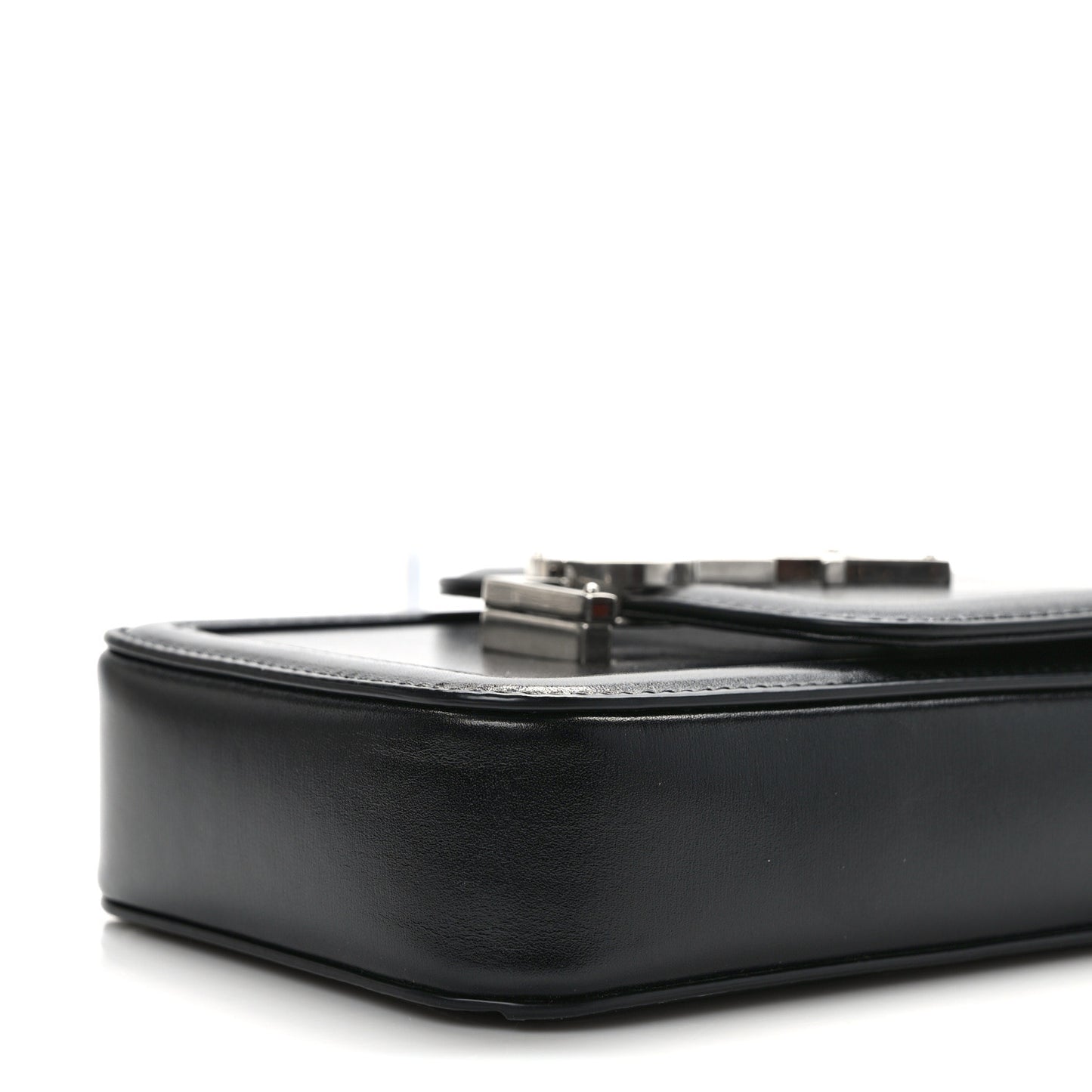 Smooth Calfskin Mini Solferino Satchel Black