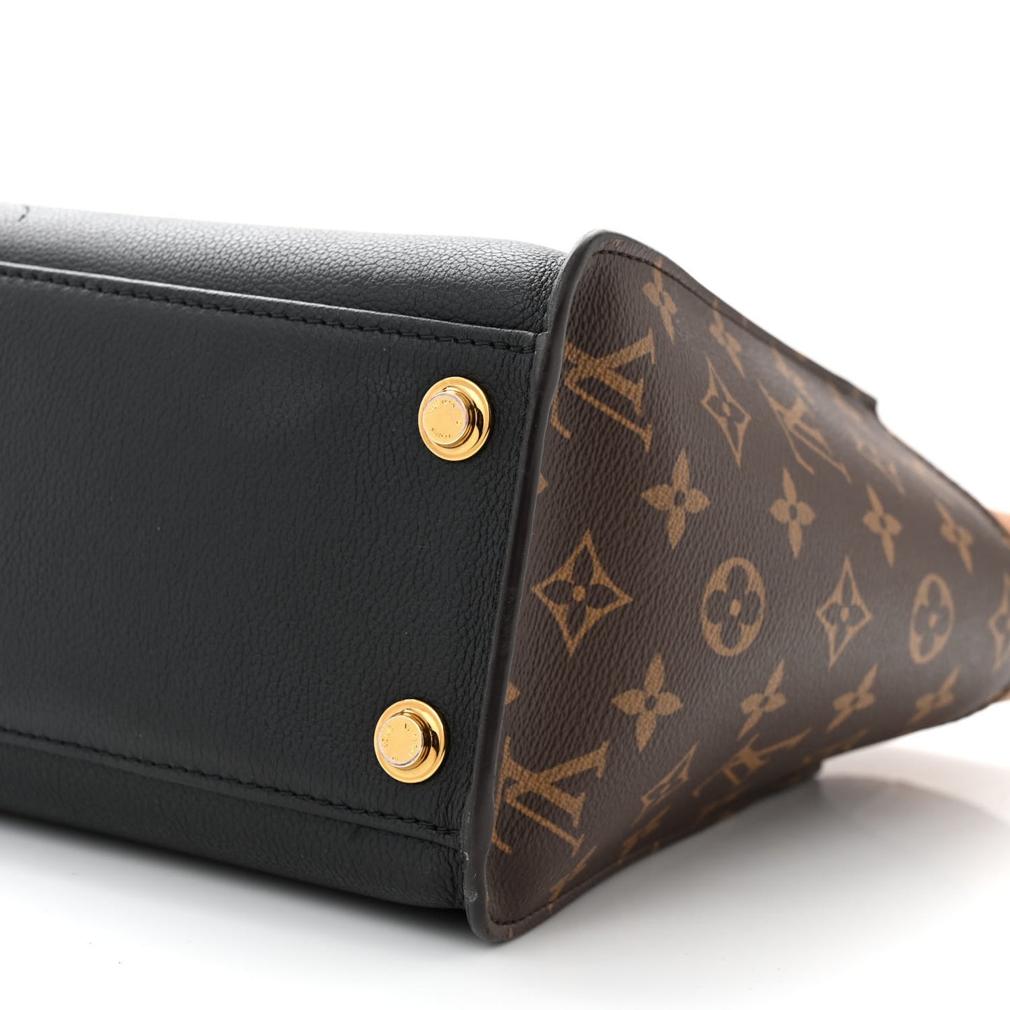 Calfskin Monogram On My Side Black