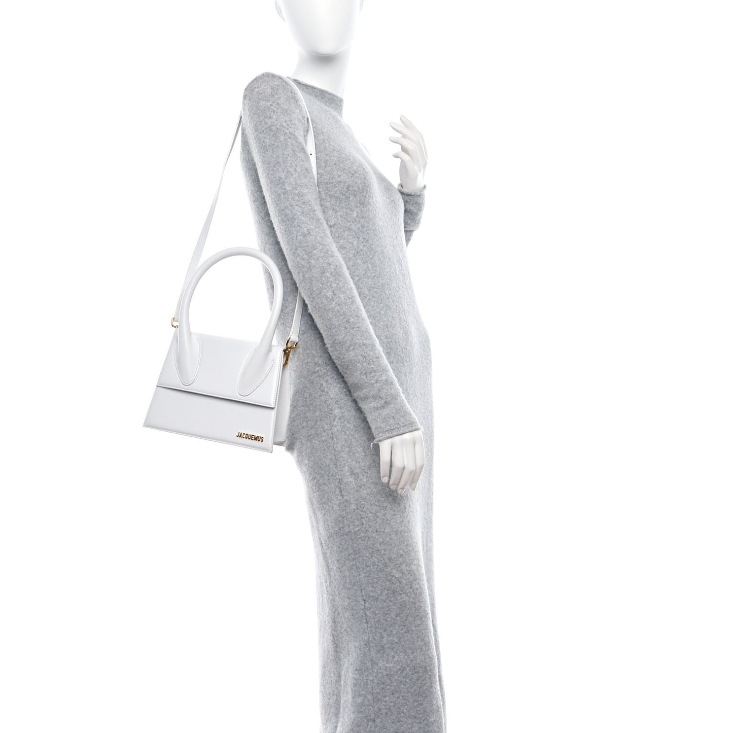 Smooth Calfskin Le Grand Chiquito White