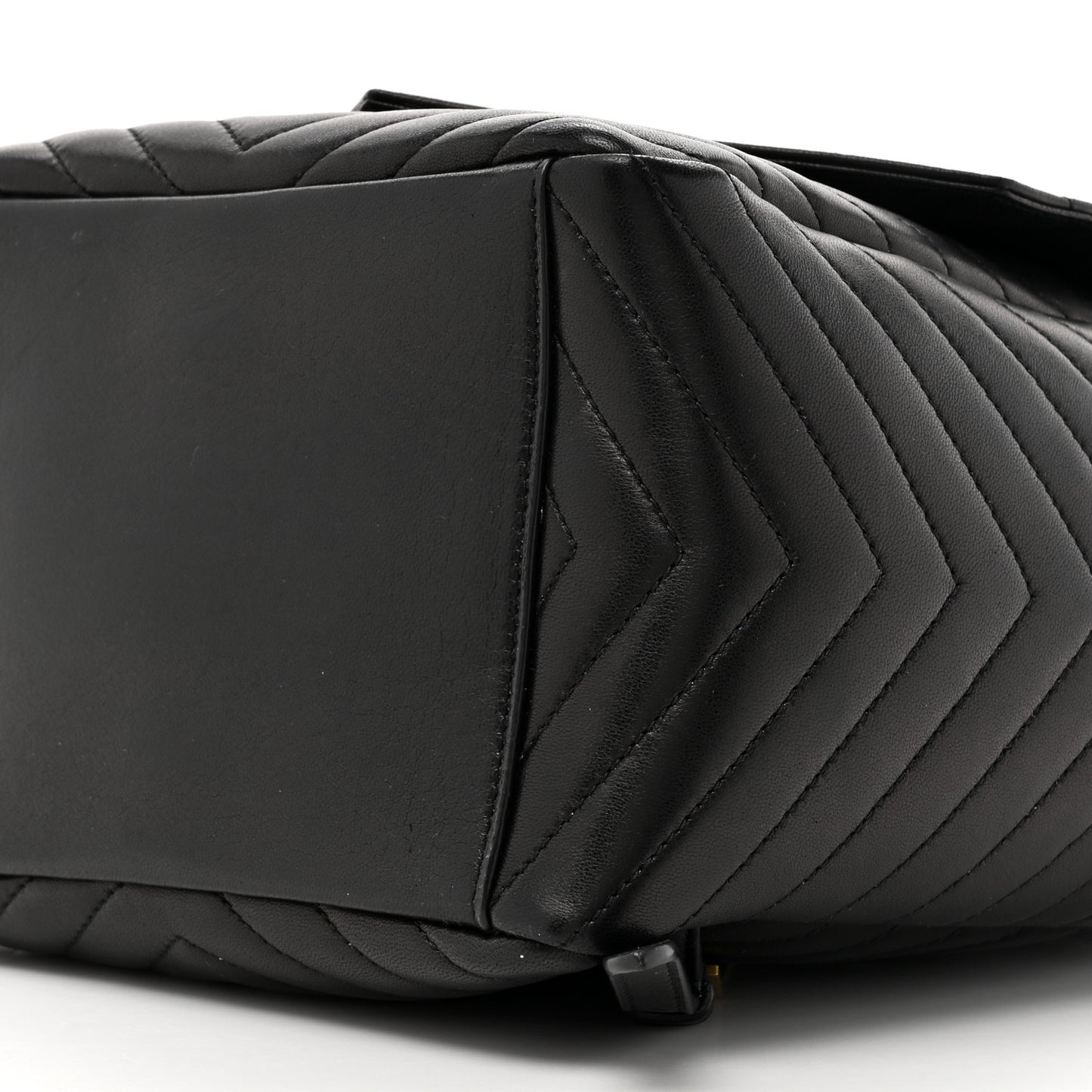 Lambskin Matelasse Monogram Joe Backpack Black