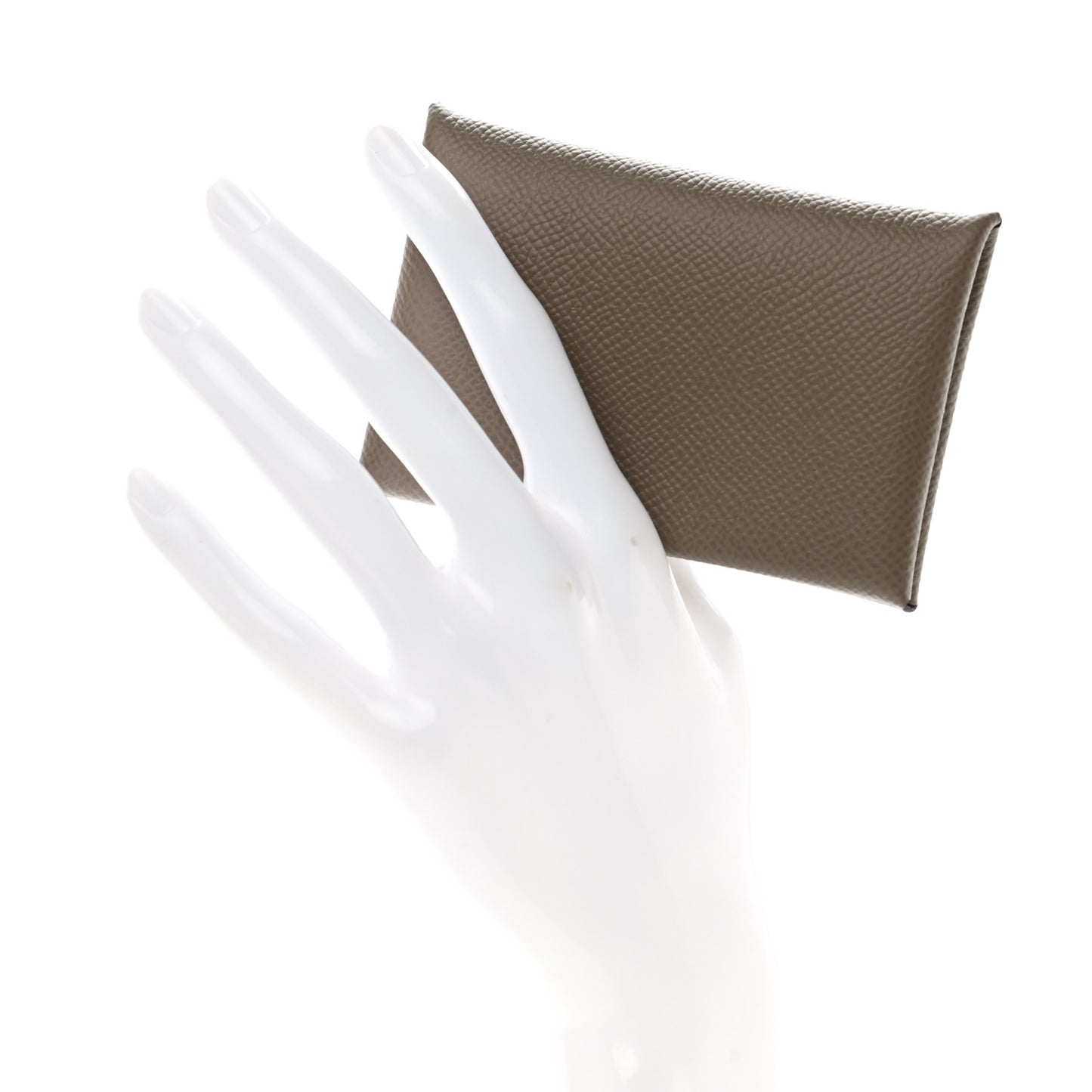 Epsom Calvi Card Case Etoupe