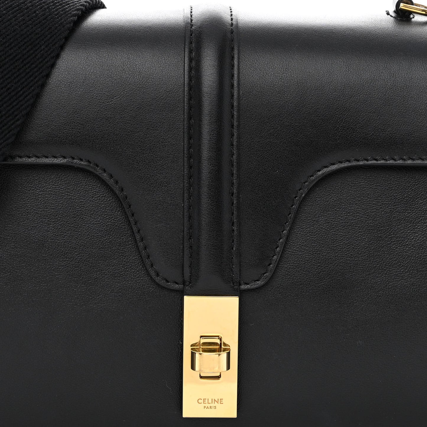 Smooth Calfskin Teen 16 Crossbody Bag Black