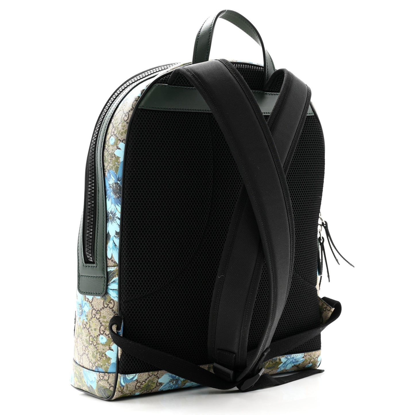 GG Supreme Monogram Blooms Bird Embroidered Dome Backpack