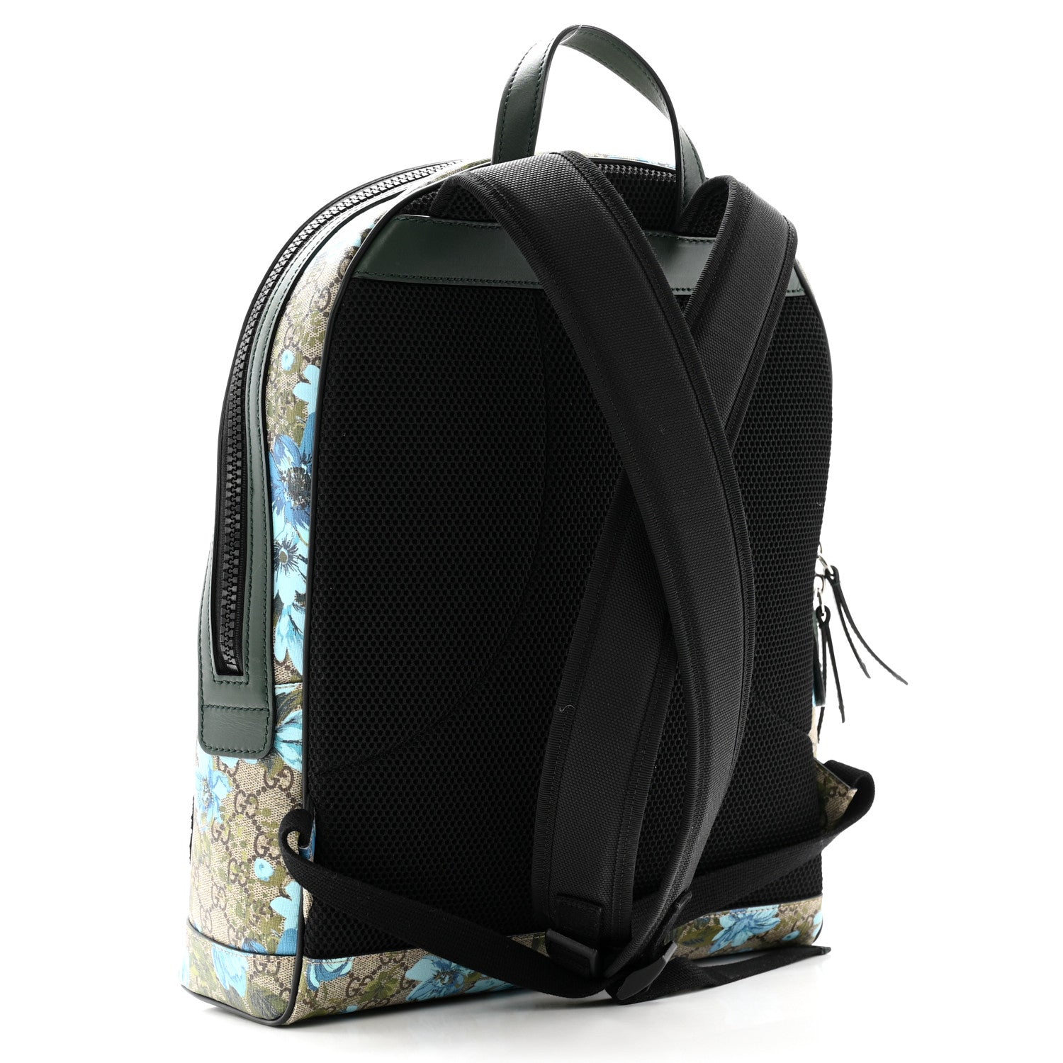 Gucci GG Supreme Monogram Blooms Bird Embroidered Dome Backpack 3 of 11
