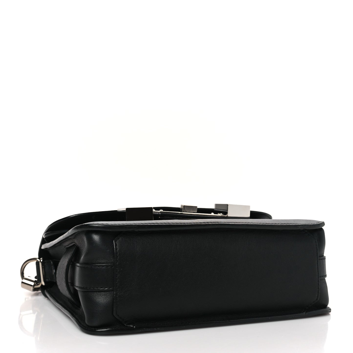 Calfskin Mini PS11 Classic Shoulder Bag Black