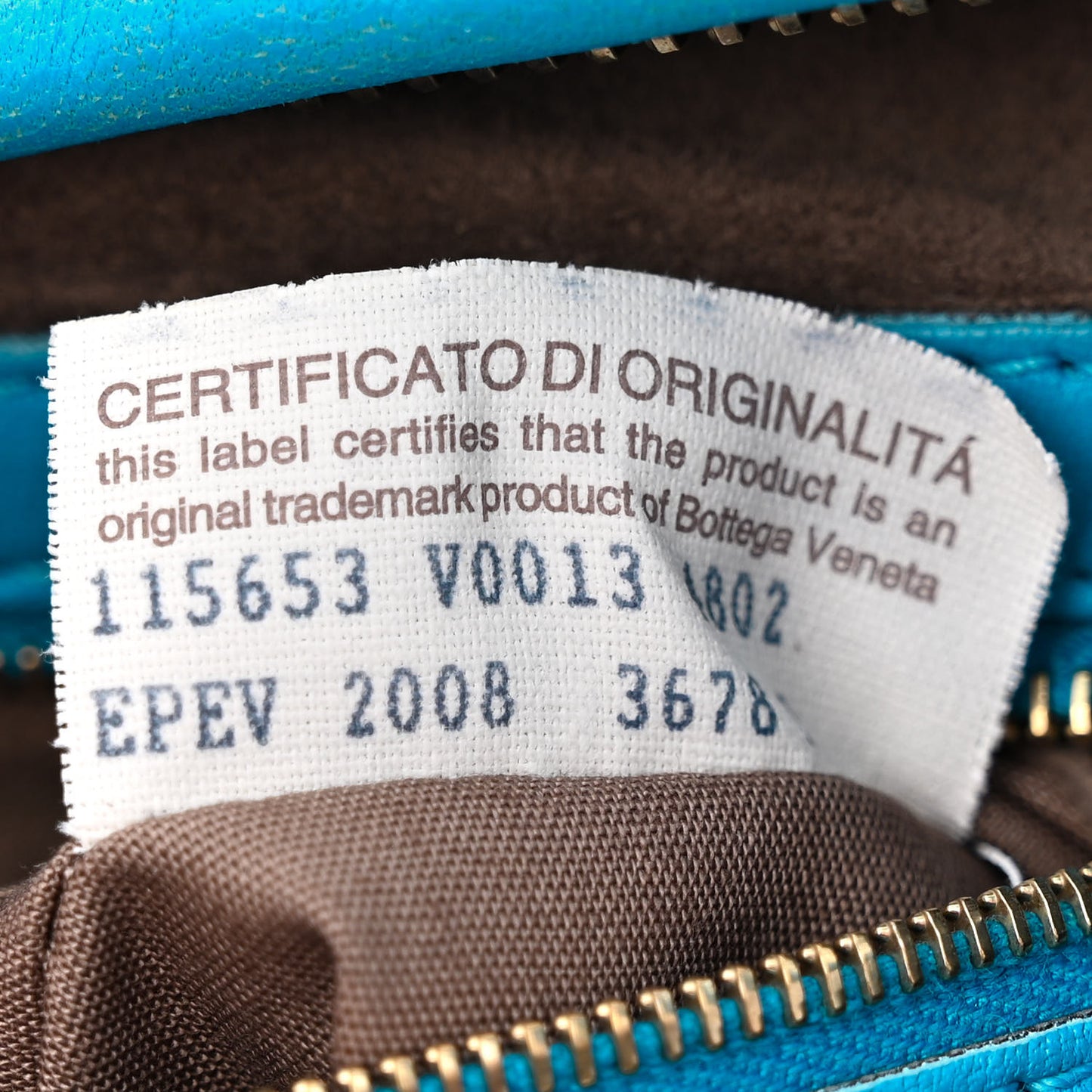 Nappa Intrecciato Medium Veneta Hobo Turquoise