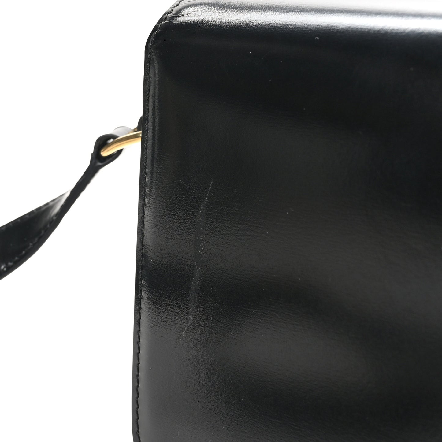 Shiny Calfskin Teen Triomphe Black