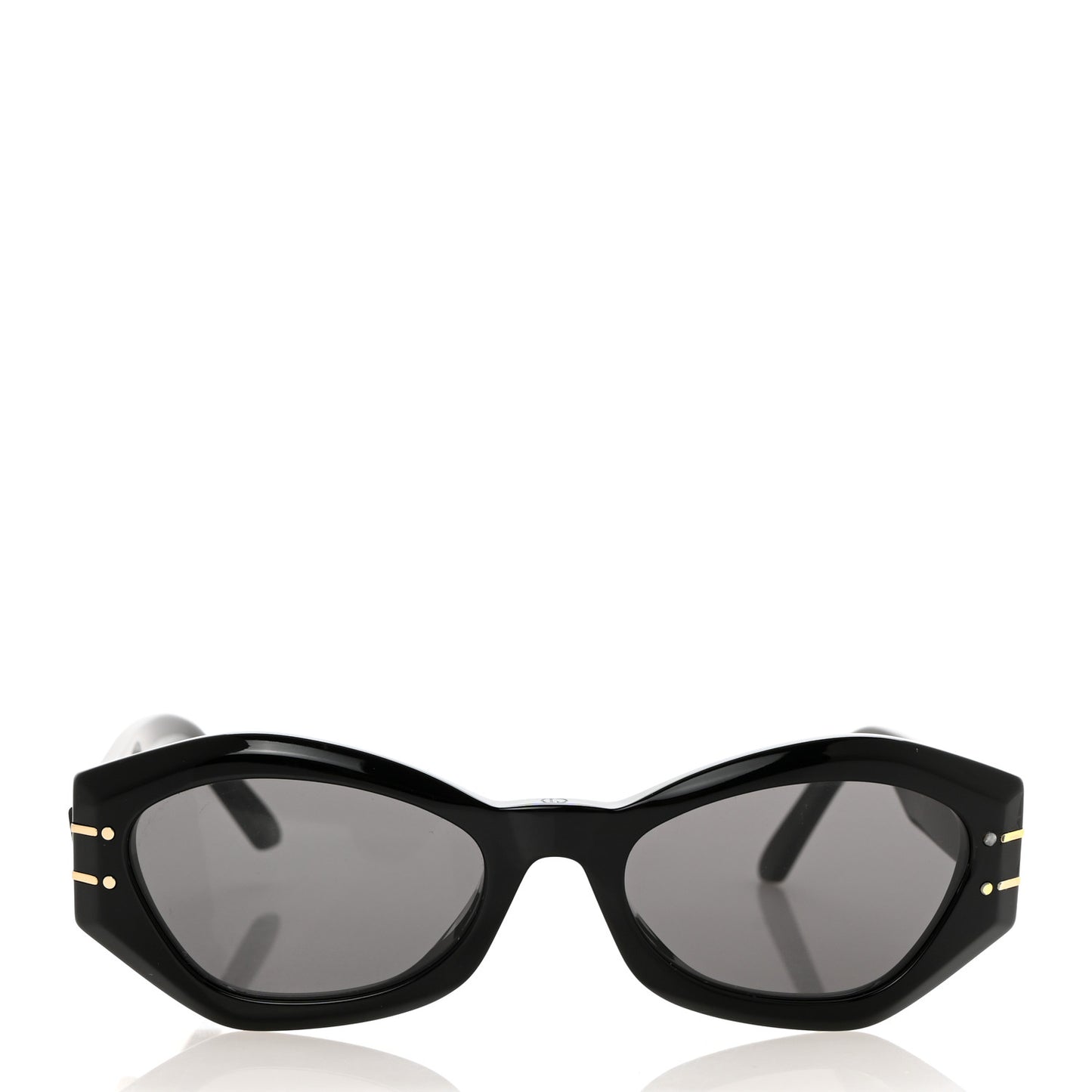Acetate DiorSignature B1U Butterfly Sunglasses Black