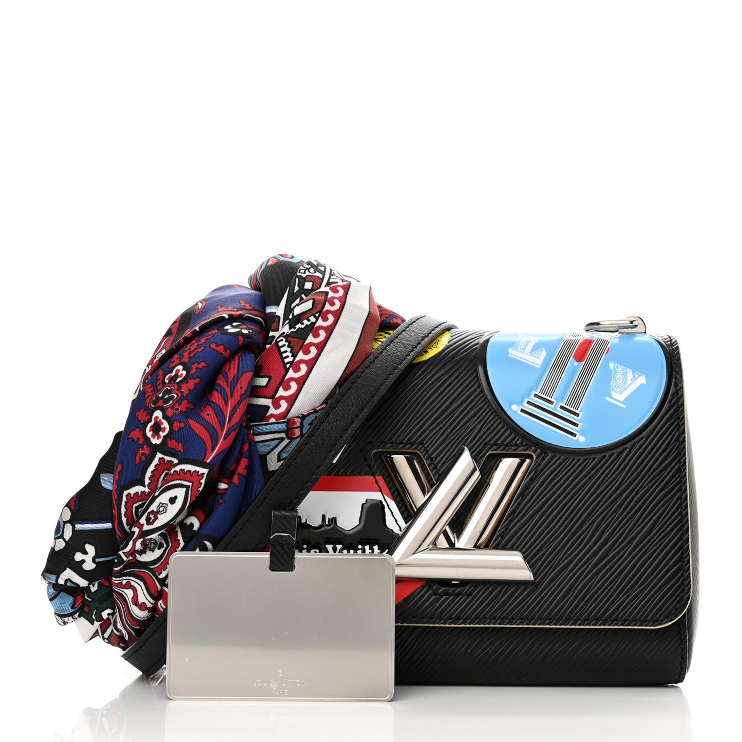 Epi World Tour Twist Shoulder Bag PM Black