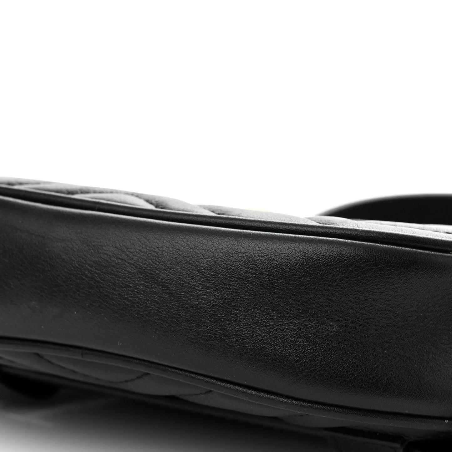 Calfskin Matelasse GG Marmont Belt Bag 85 34 Black