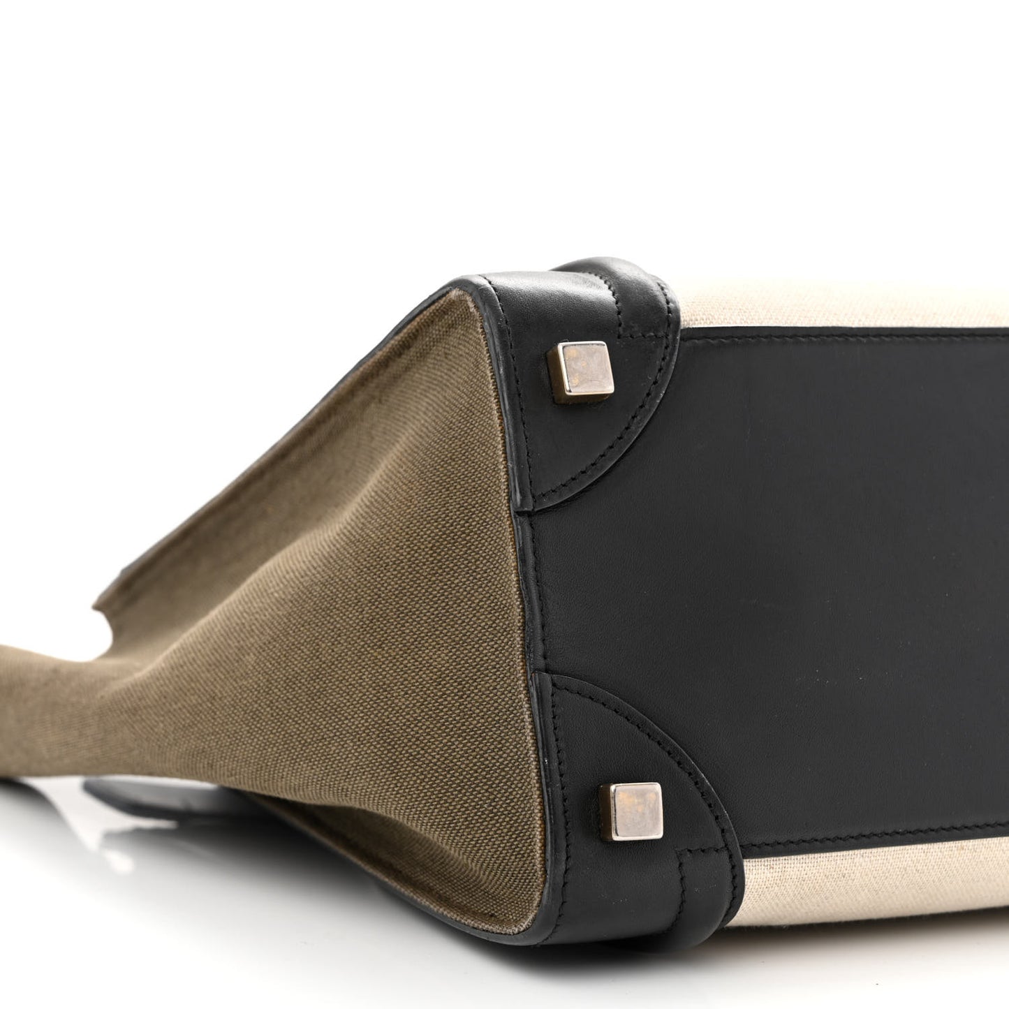 Canvas Micro Tri-Color Luggage Green