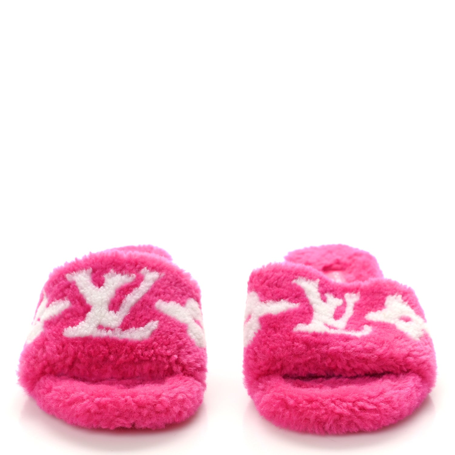 Louis Vuitton Shearling Magnetic Mule 39 Fuchsia Pink 2 of 9