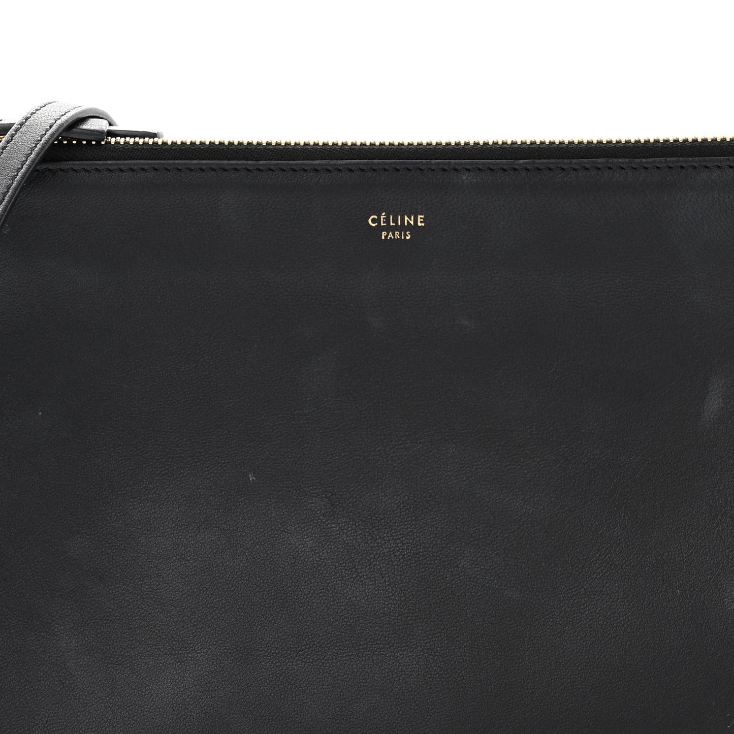 Lambskin Large Trio Crossbody Bag Black