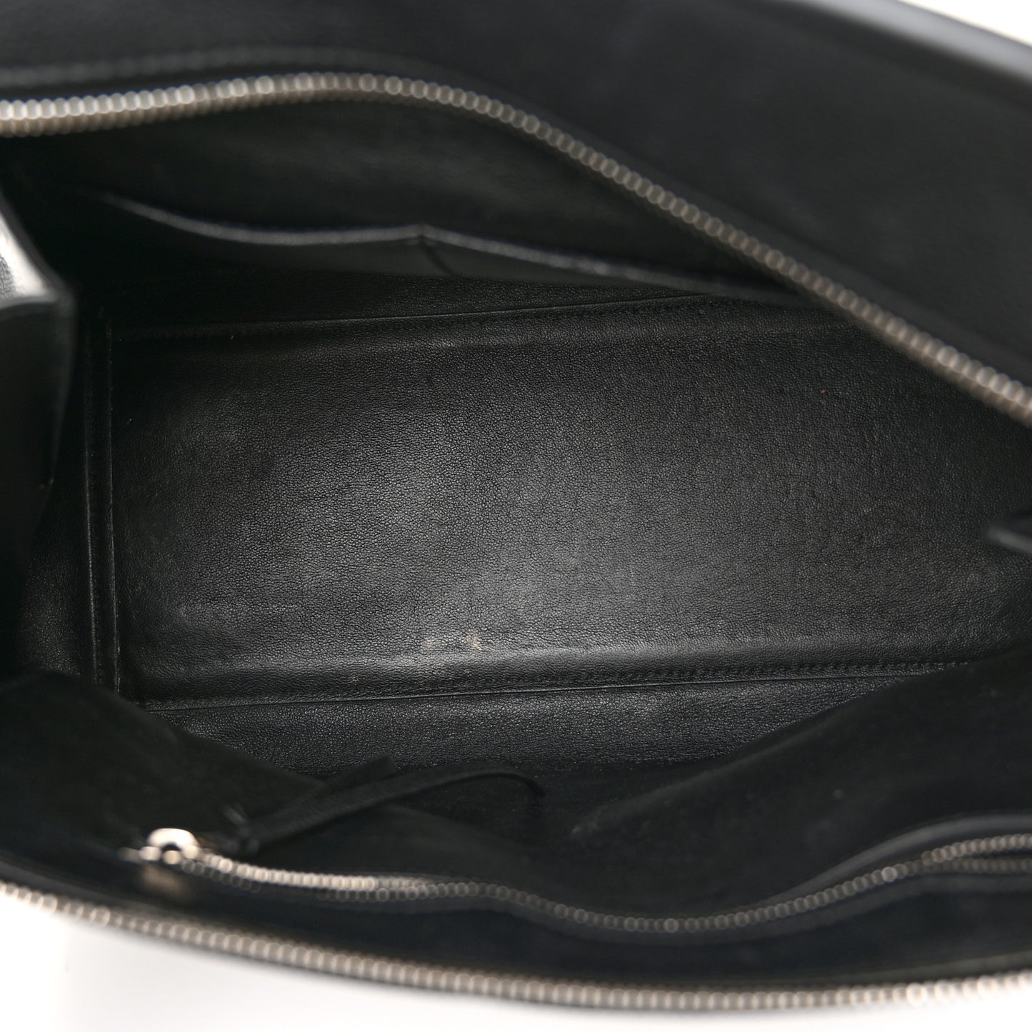 Grained Calfskin Medium Edge Shoulder Bag Black