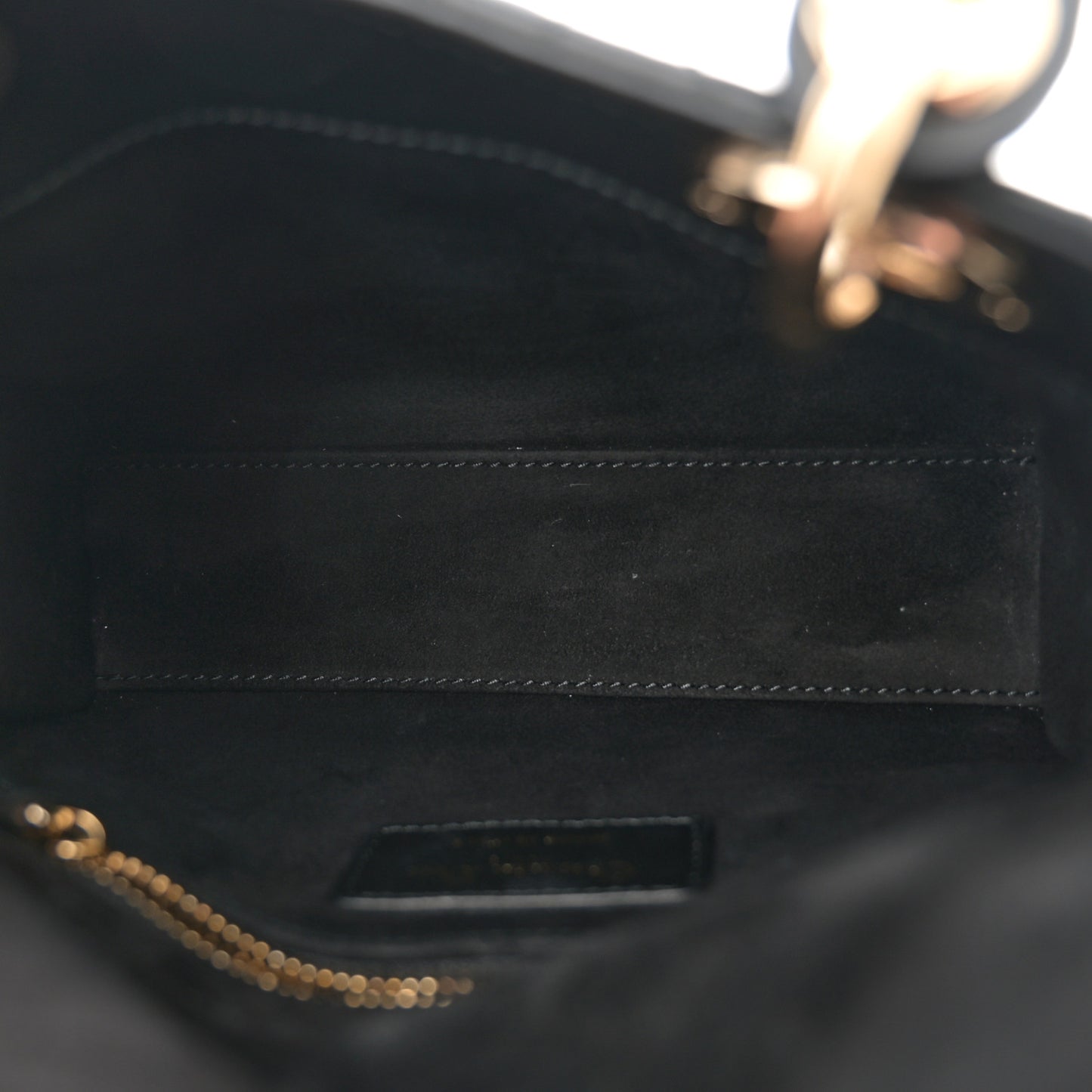 Lambskin Cannage Mini Lady Dior Black