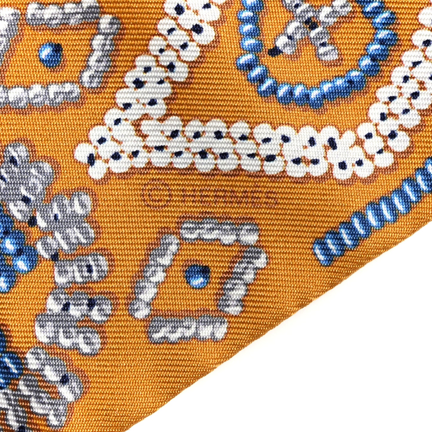 Silk Kelly En Perles Twilly Miel Bleu Jean Cream
