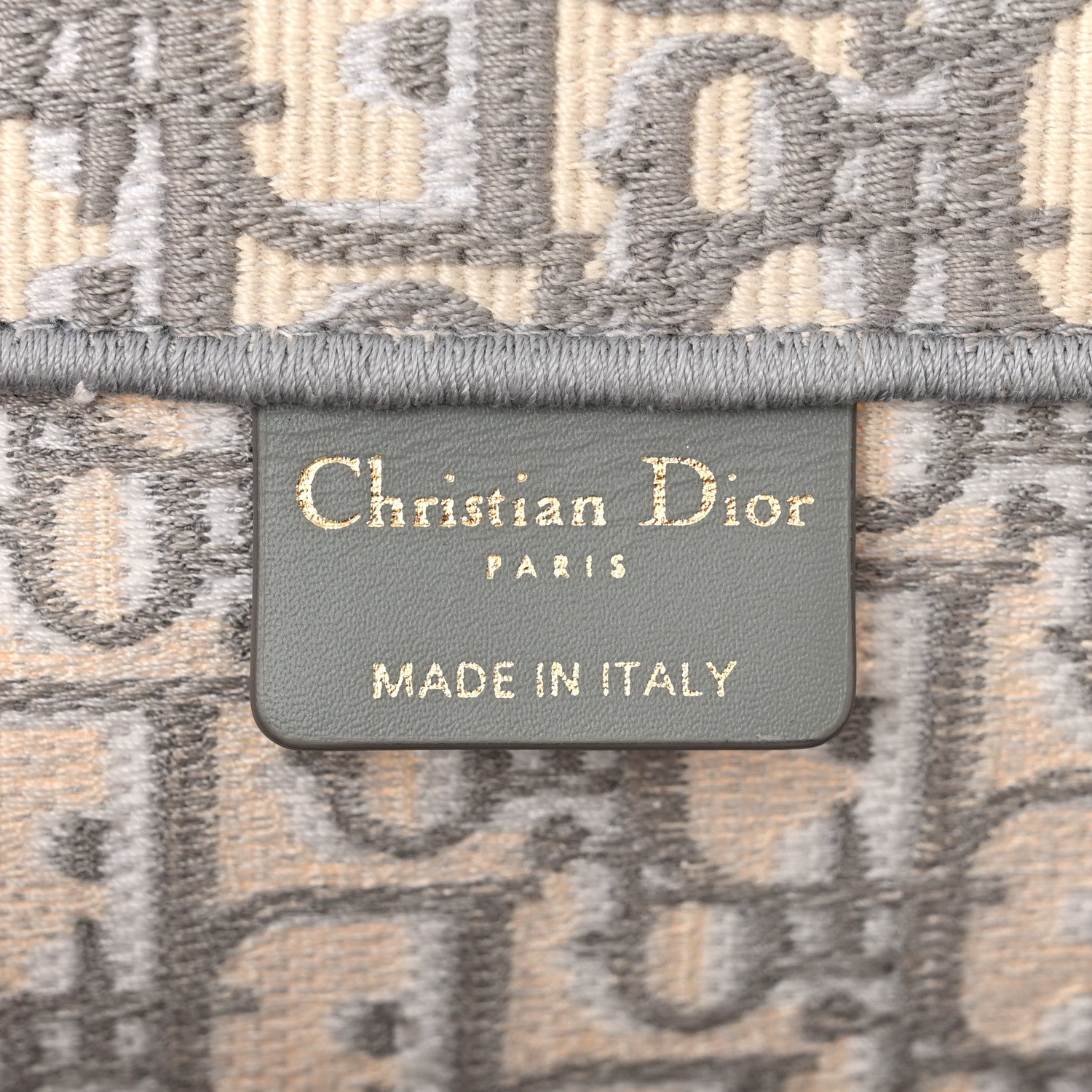 Christian Dior Oblique Medium Book Tote Grey 6 of 14