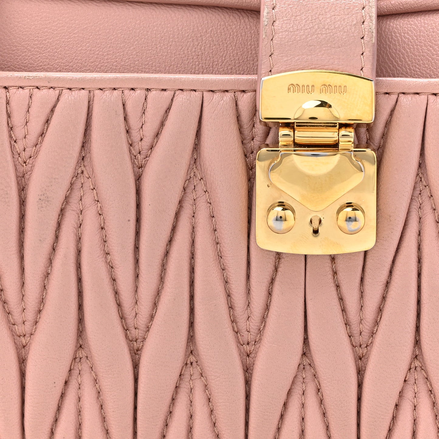 Nappa Matelasse Crossbody Bag Orchidea
