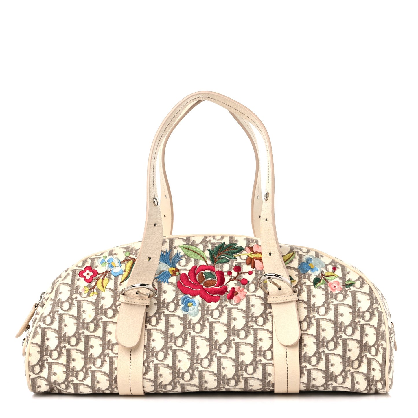 Monogram Vintage Flowers Bowler Beige