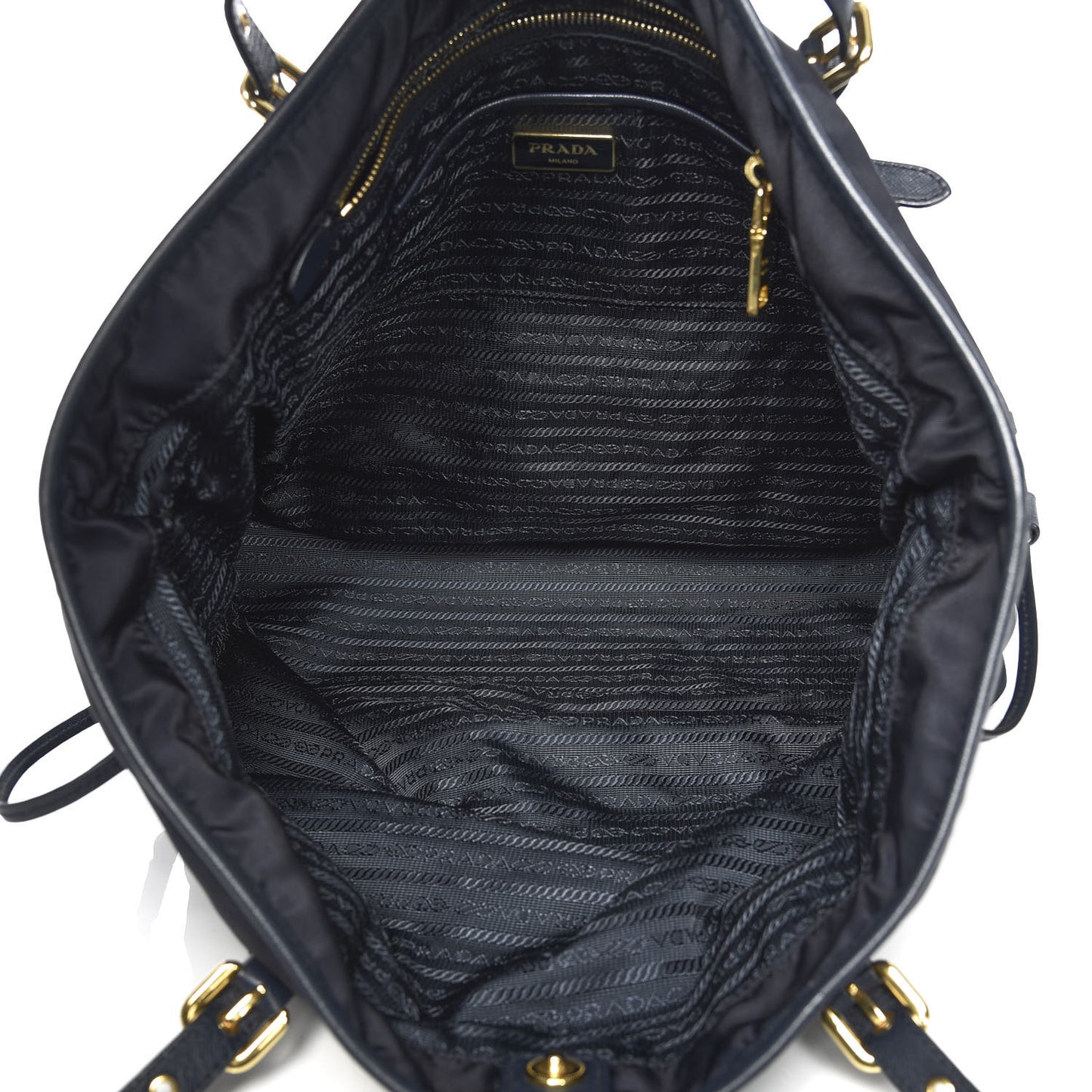 Tessuto Nylon Saffiano Tote Baltico