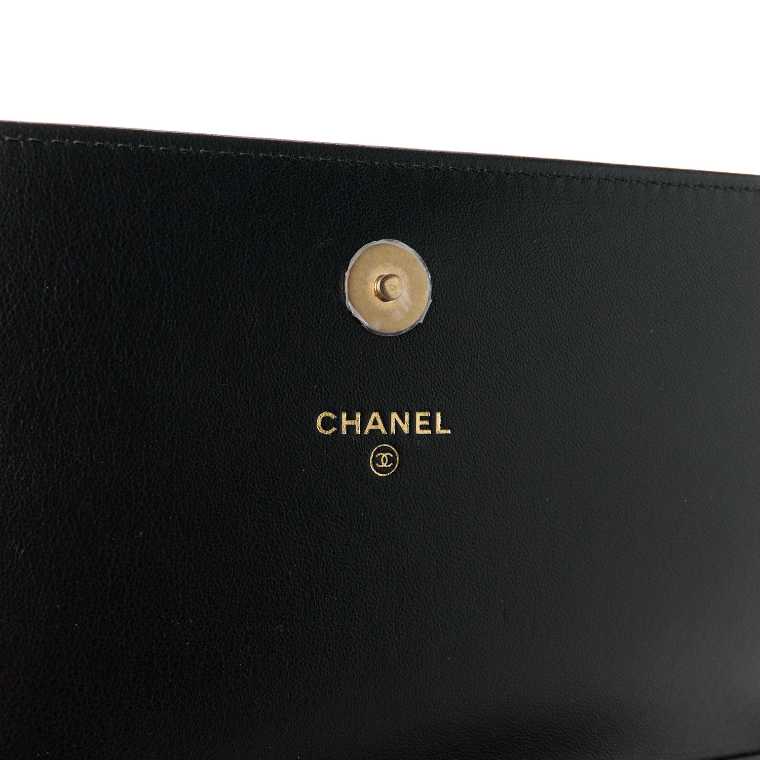Chanel Caviar Quilted Glitter CC Roller Skate Clutch With Chain Black Black 8 of 16