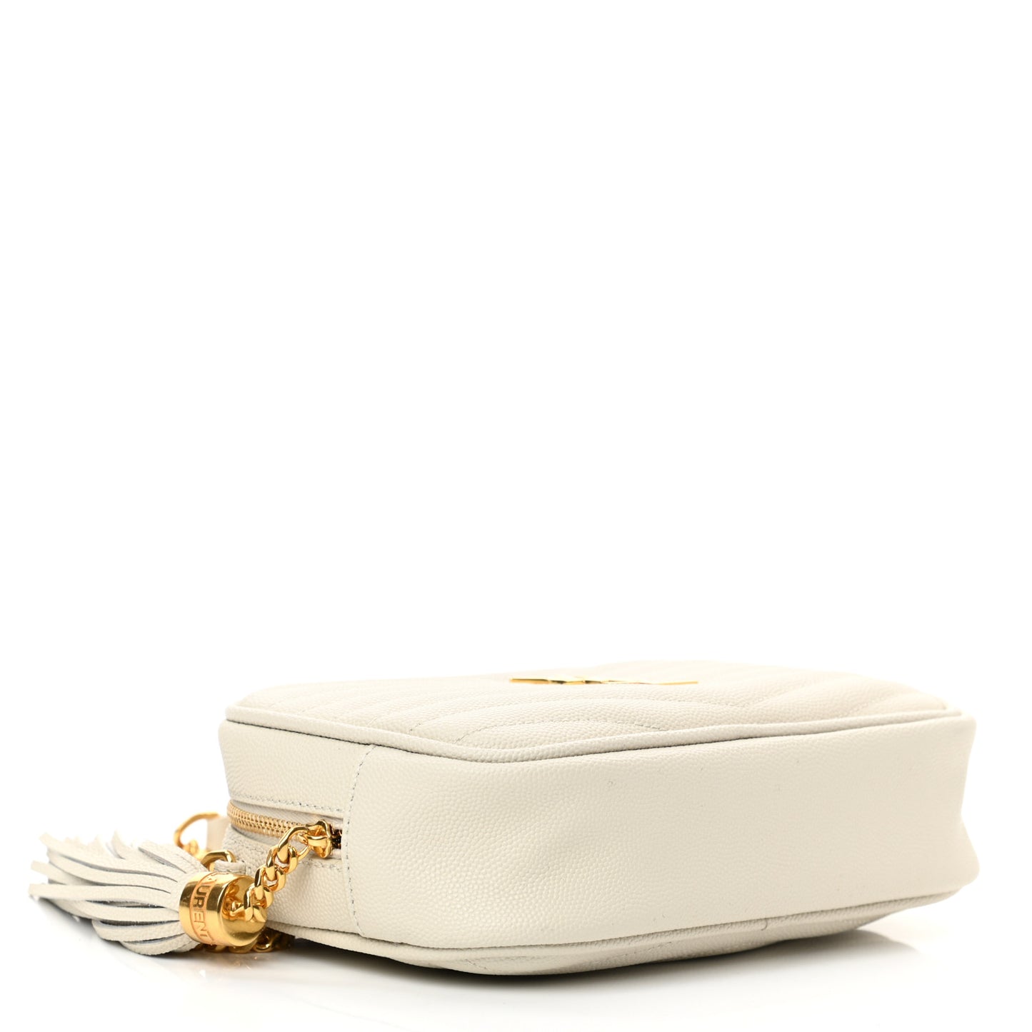 Grain De Poudre Matelasse Monogram Mini Lou Camera Bag Crema Soft