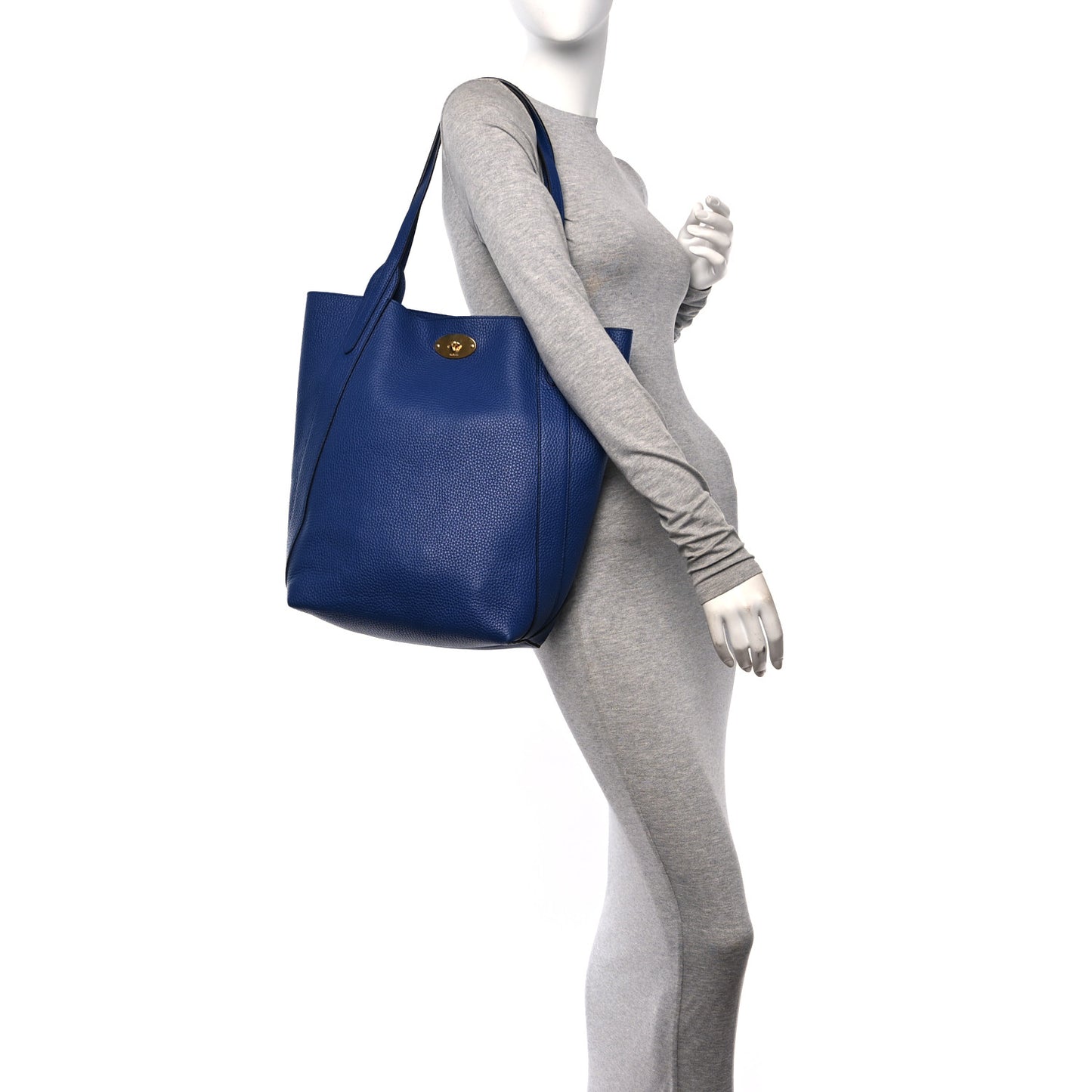 Heavy Grain Bayswater North South Tote Pigment Blue
