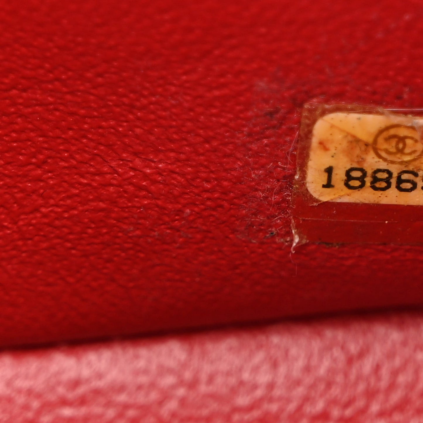Caviar Quilted Mini Rectangular Flap Red