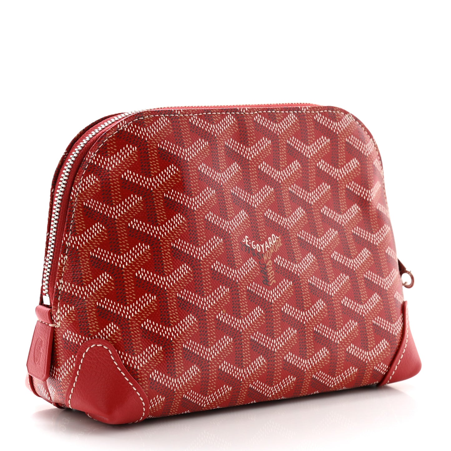 Goyardine Vendome Toiletry Pouch Red