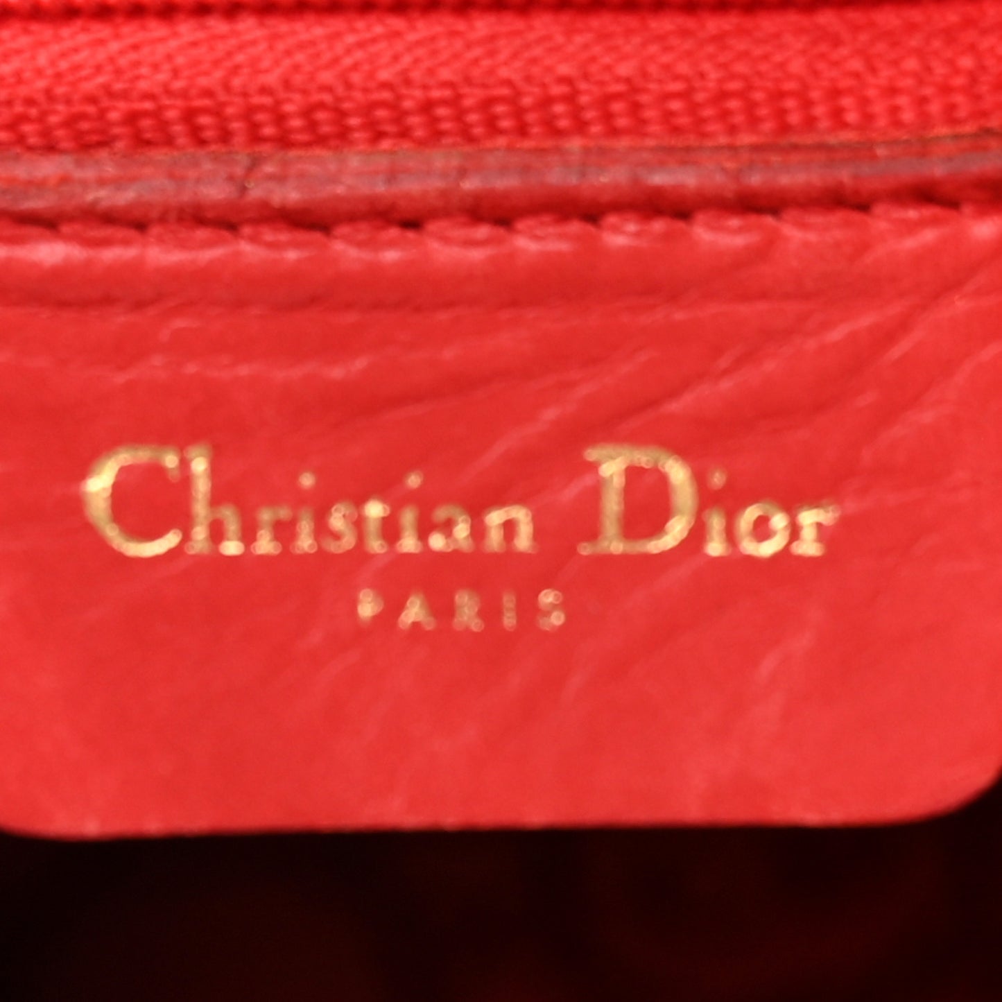 Nylon Cannage Medium Lady Dior Black