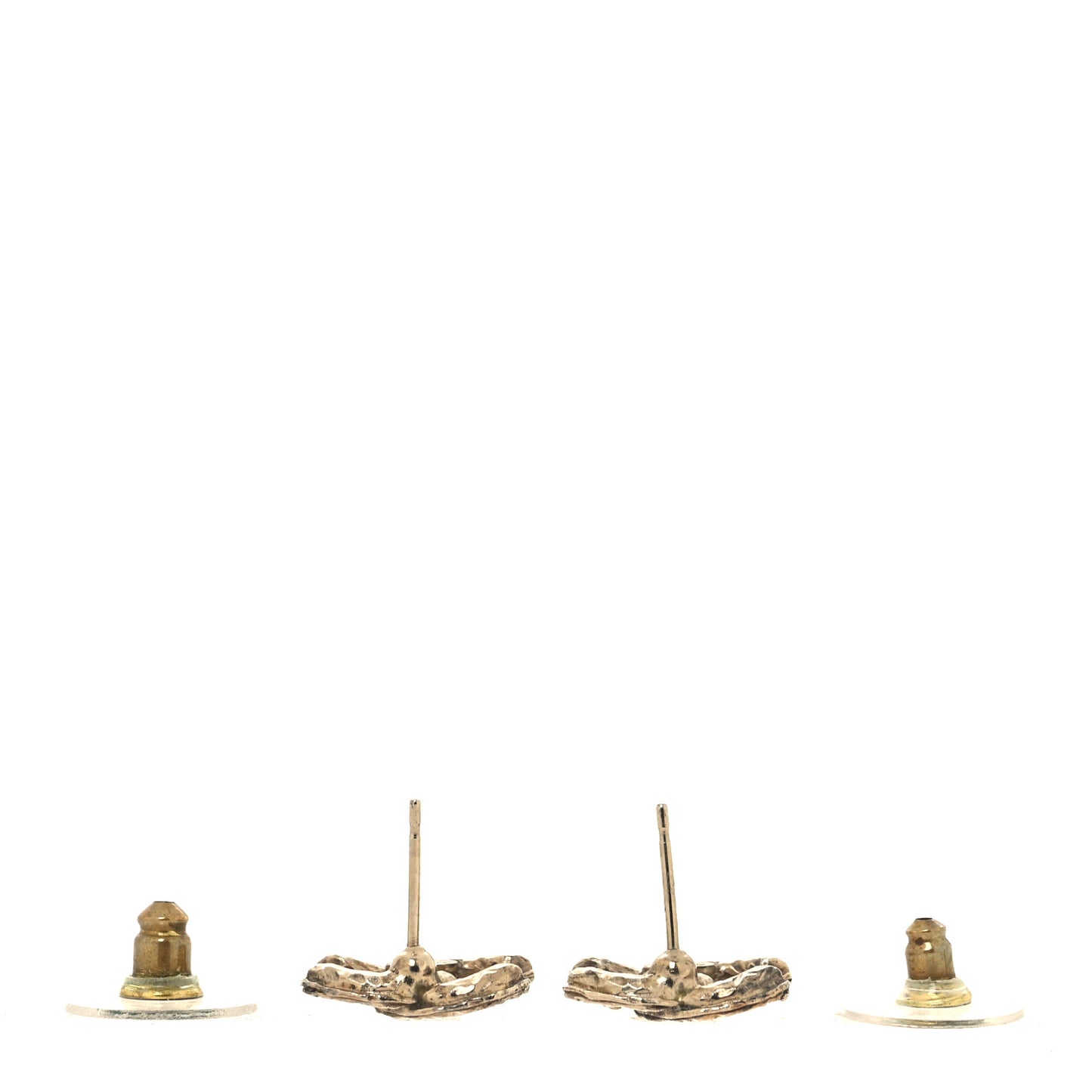 Crystal Mini Timeless CC Earrings Gold