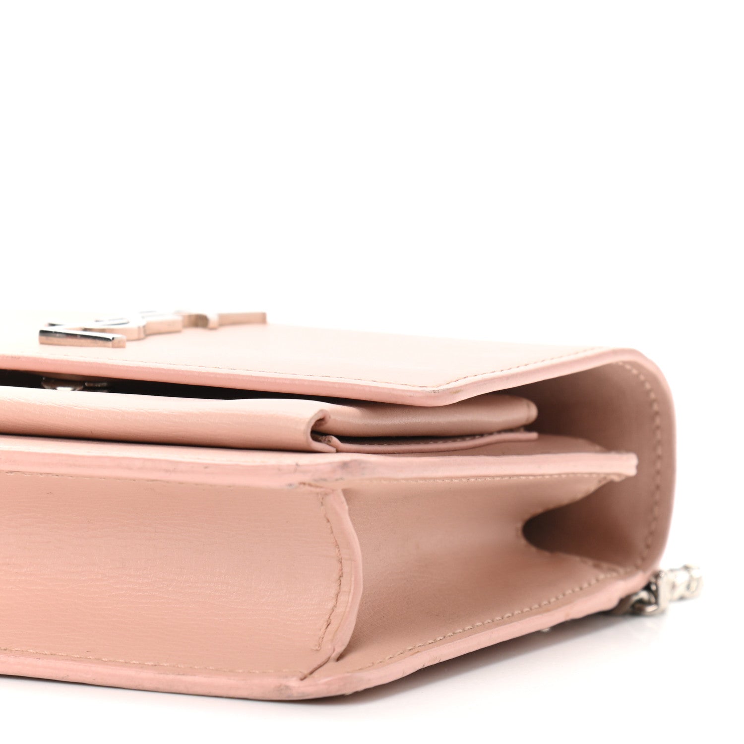 Saint Laurent Calfskin Monogram Sunset Chain Wallet Light Pink 13 of 13