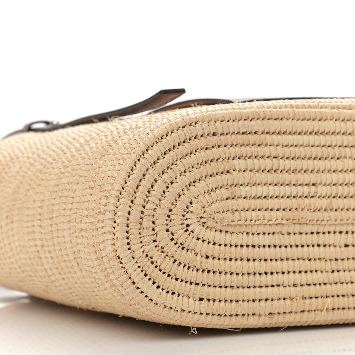 Raffia Small Square Basket Tote Bag Natural Tan