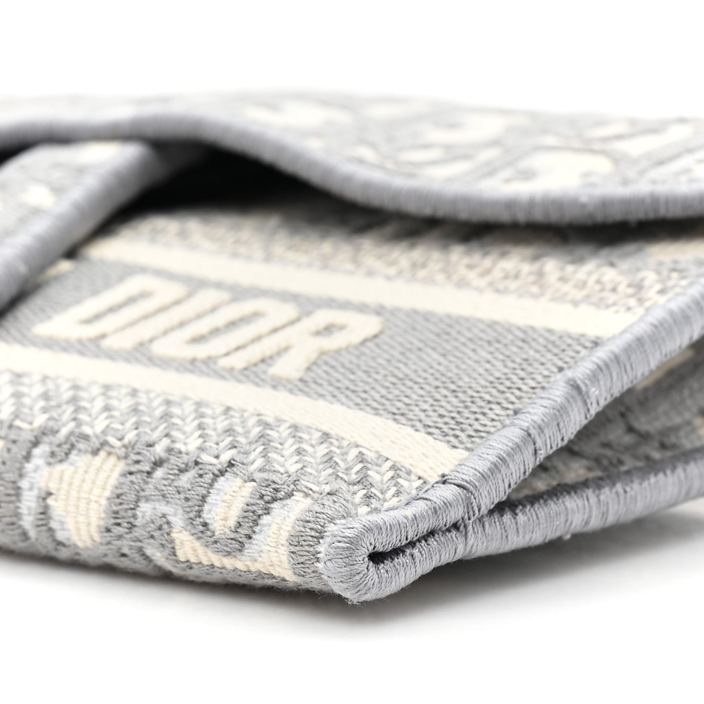 Oblique Slim Saddle Pouch Grey