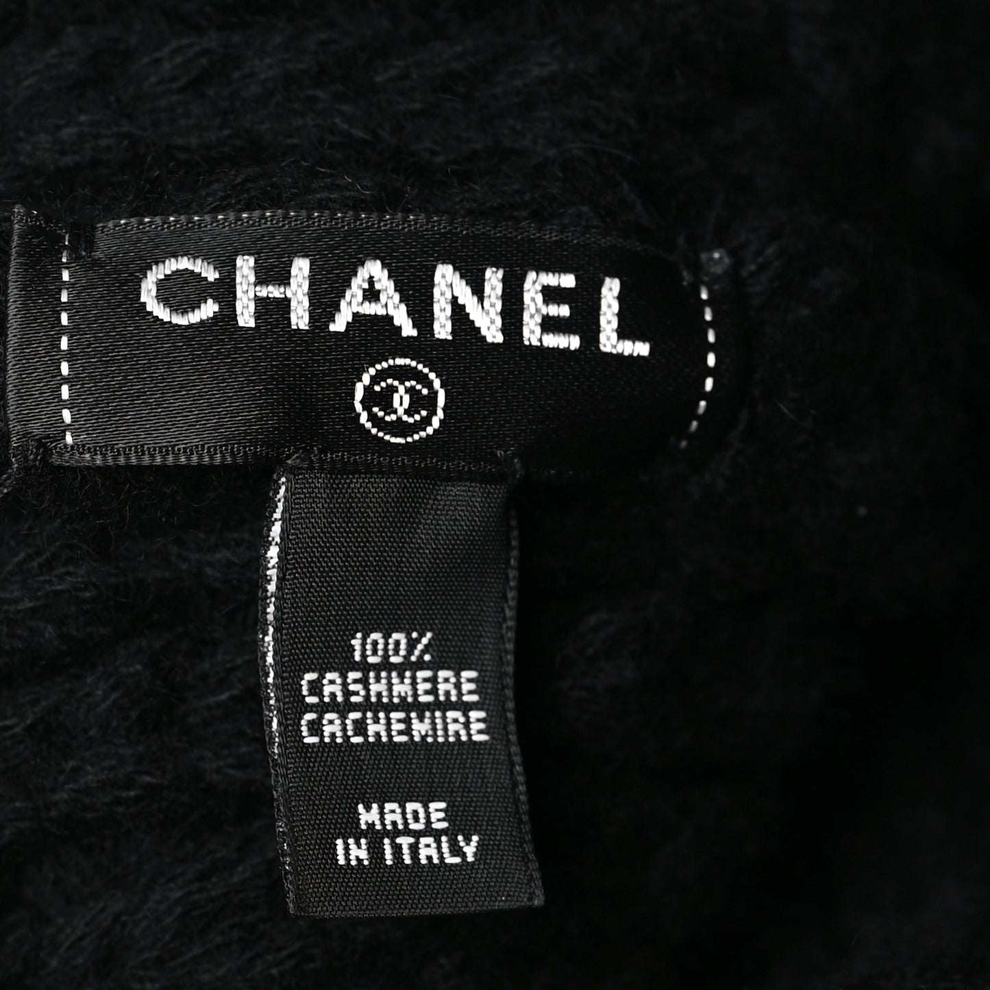 Cashmere CC Beanie Hat Black
