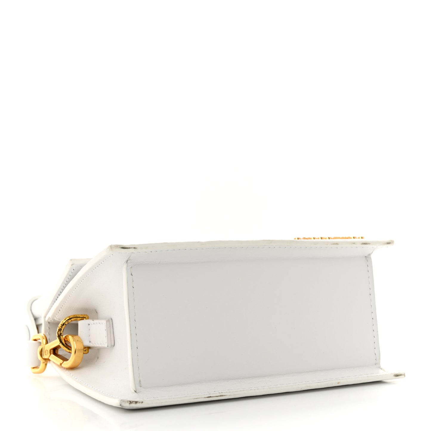 Smooth Calfskin Le Chiquito Noeud White