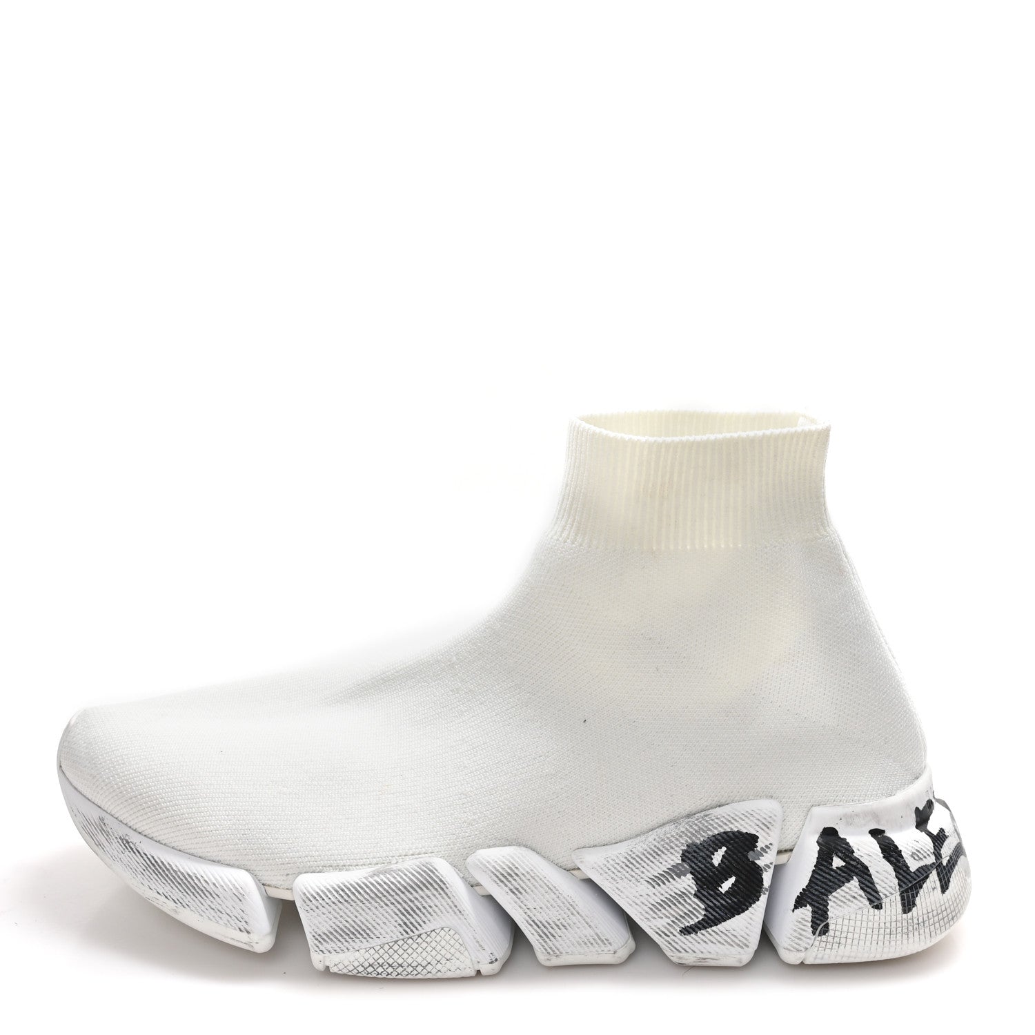 Balenciaga Technical 3D Recycled Knit Grafitti Womens Speed 2.0 