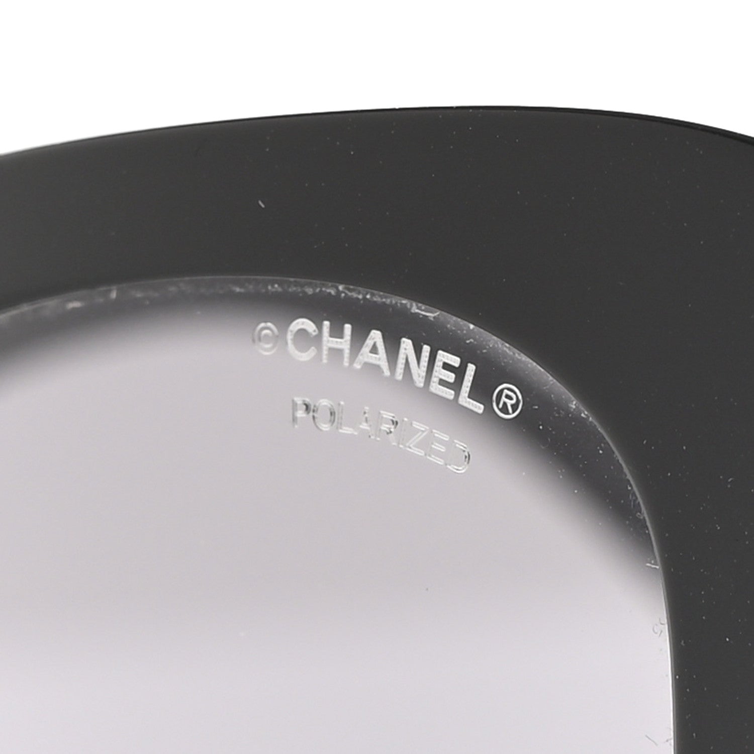 Chanel Acetate Strass Polarized Square Sunglasses 5422-B Black 5 of 8