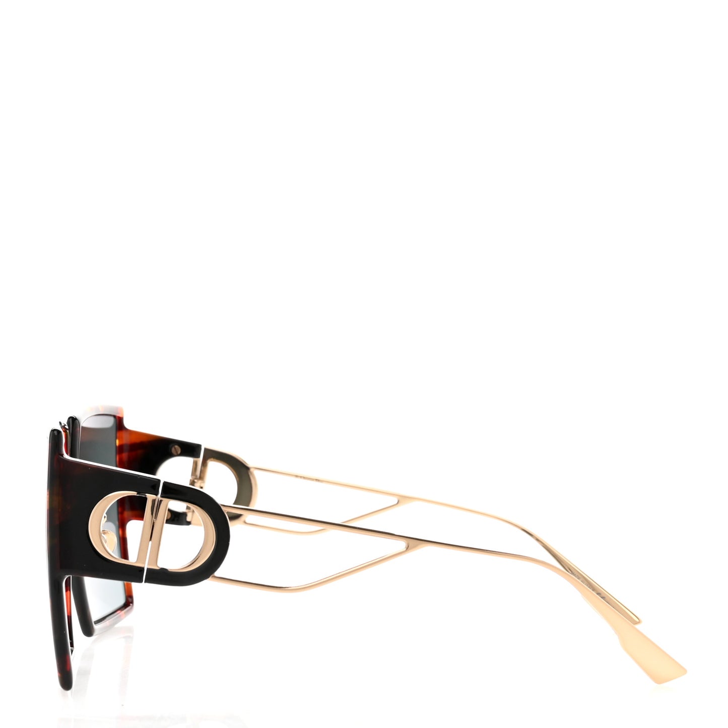 Square 30 Montaigne Sunglasses Tortoise