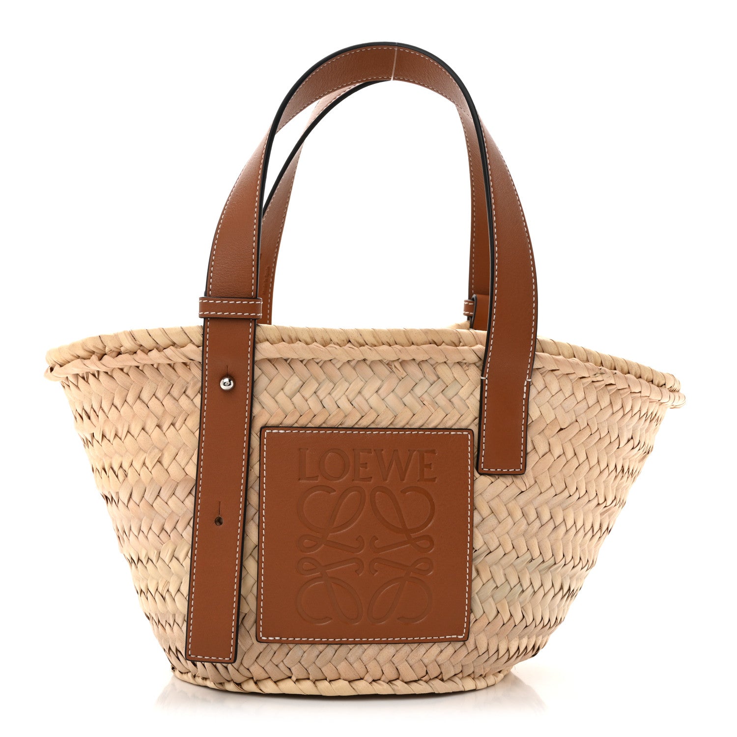 バッグ LOEWE Basket Bag Small Natural Loewe Raffia Small Basket Tote Bag Natural Tan 1914268 – FASHIONPHILE
