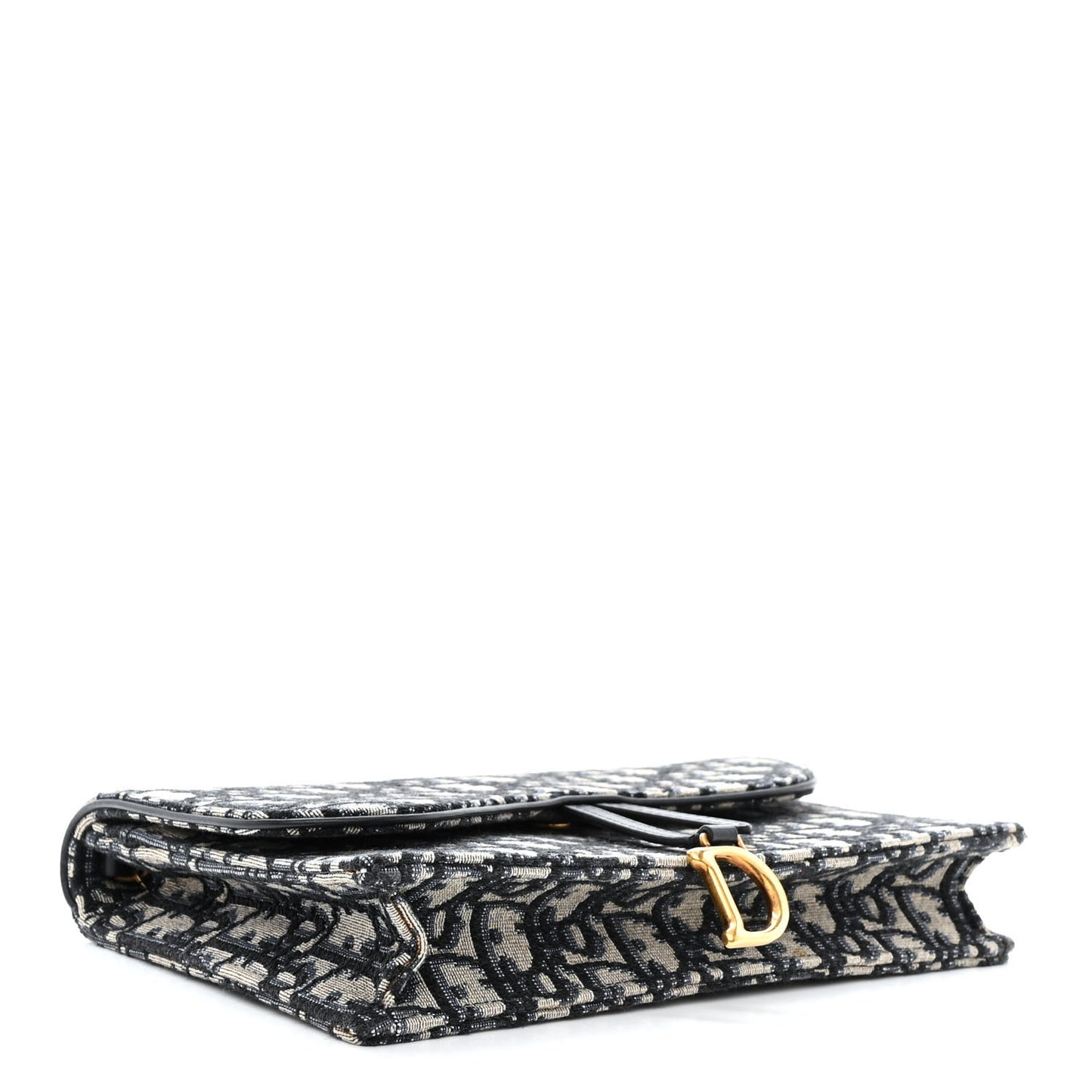 Oblique Saddle Chain Pouch Blue