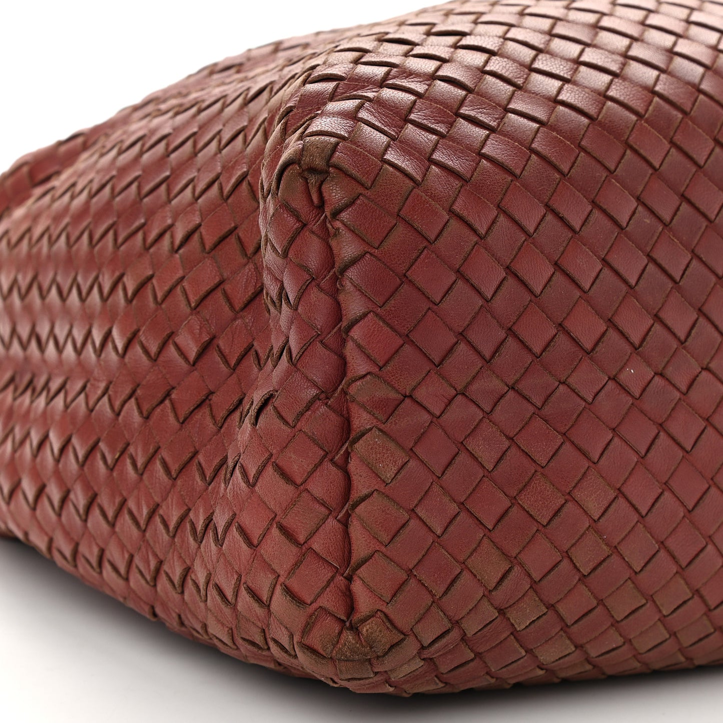Nappa Intrecciato Pyramid Hobo Brique